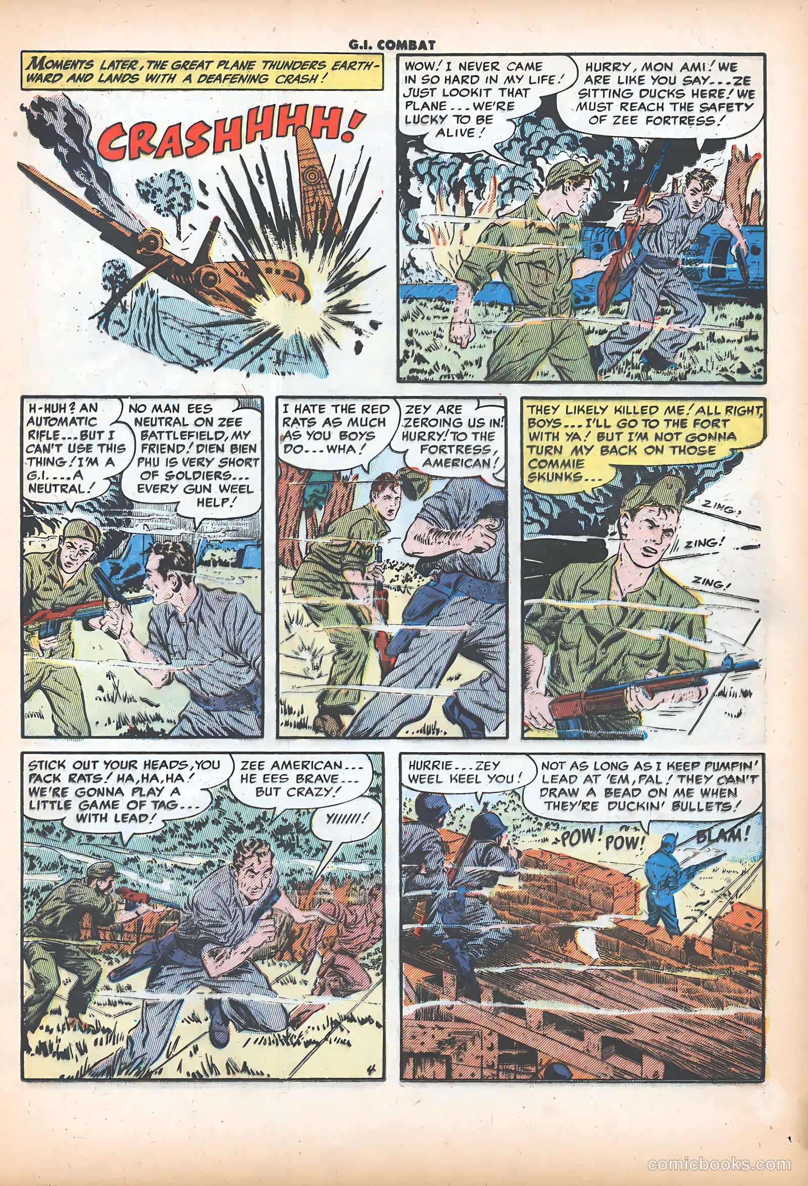 G.I. Combat #18 (1954) — page 16 of 37