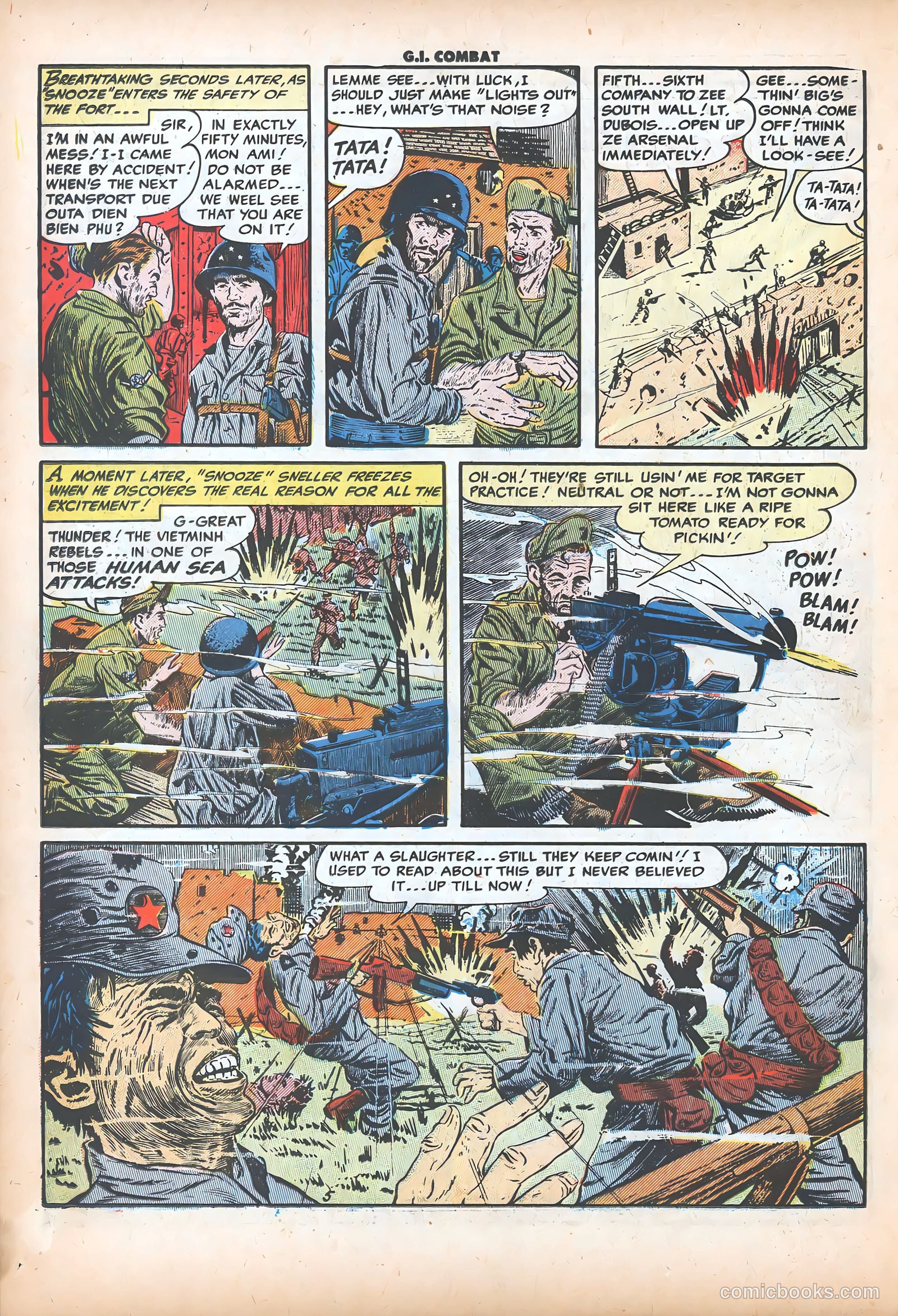 G.I. Combat #18 (1954) — page 17 of 37