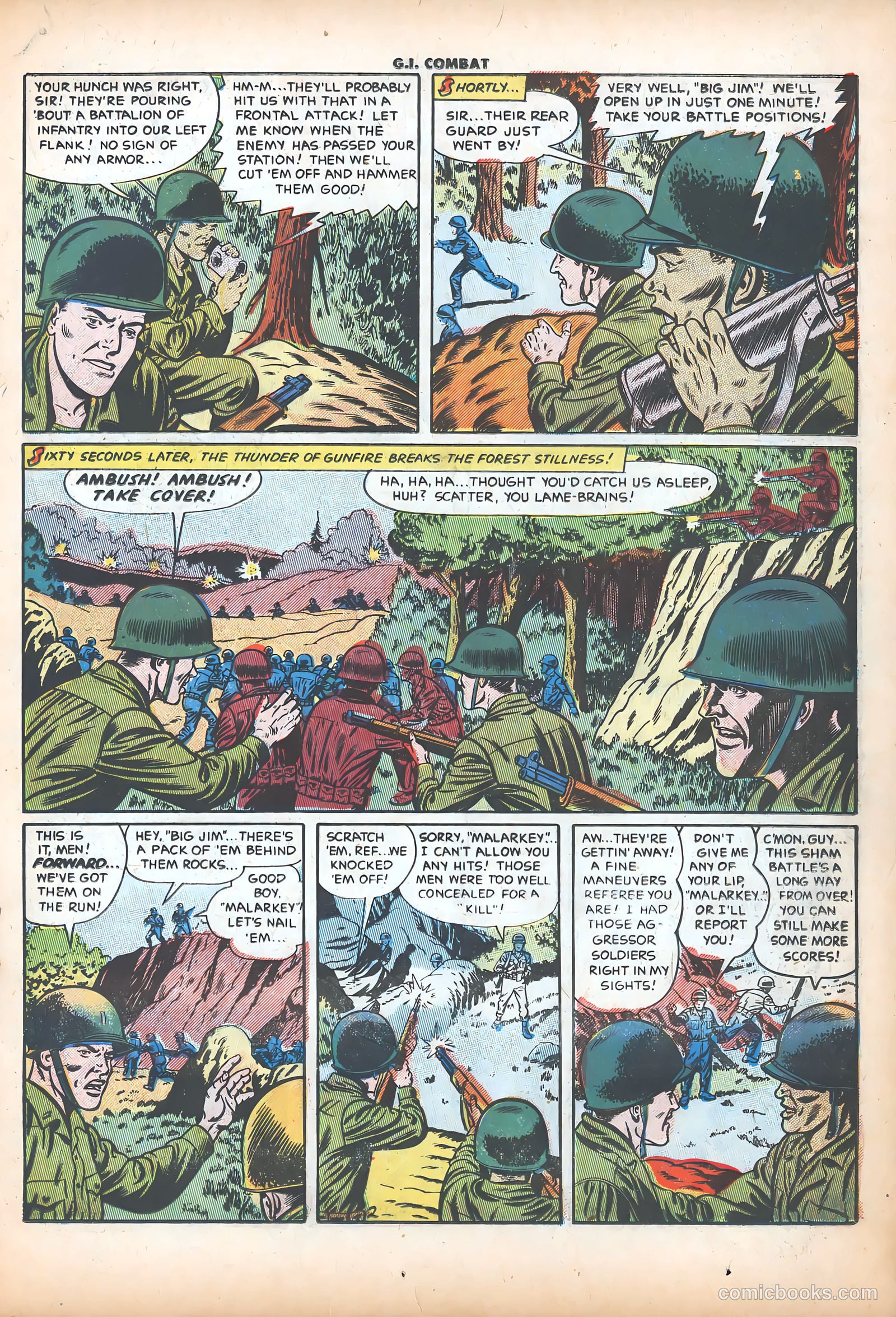 G.I. Combat #18 (1954) — page 20 of 37
