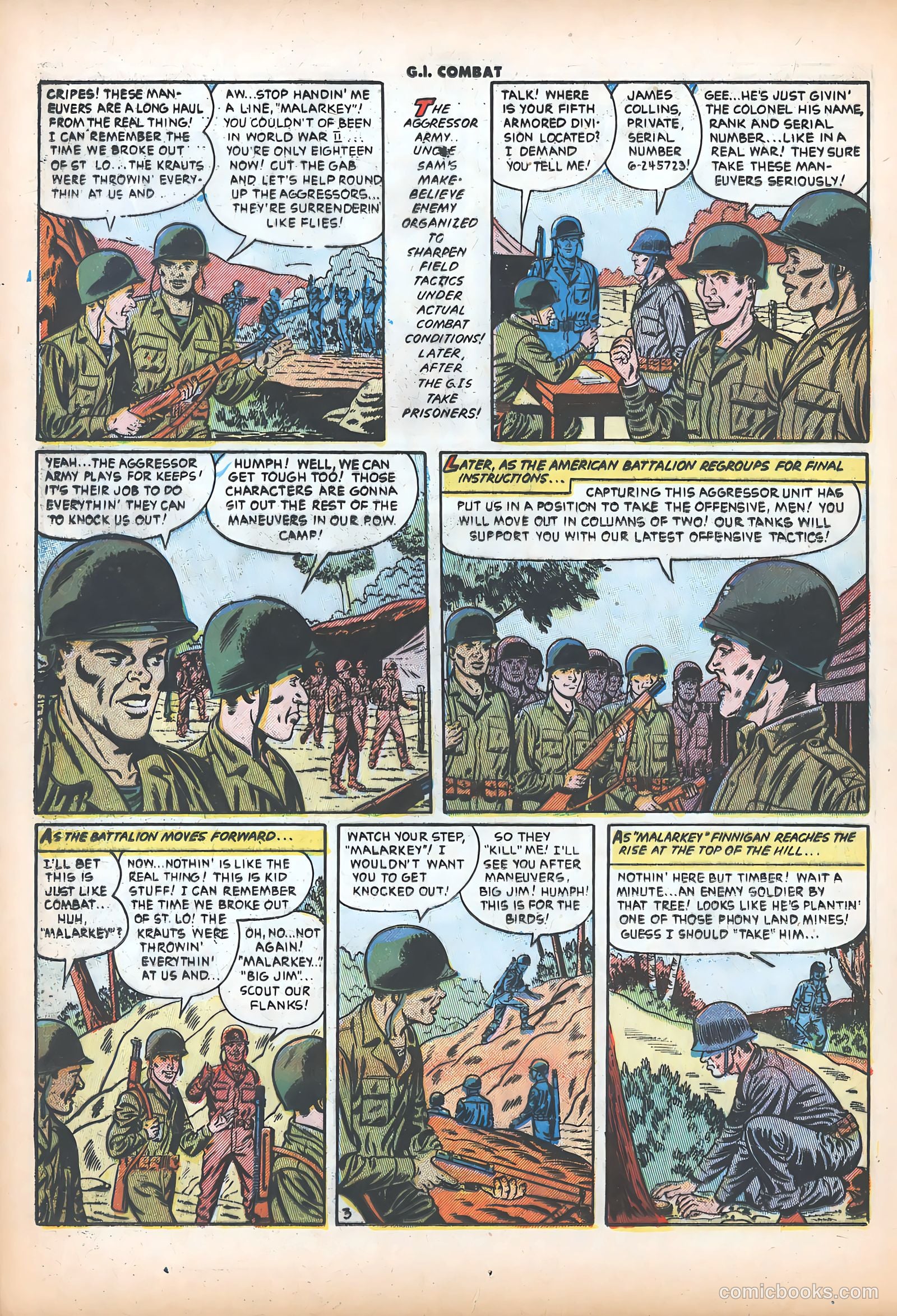 G.I. Combat #18 (1954) — page 21 of 37