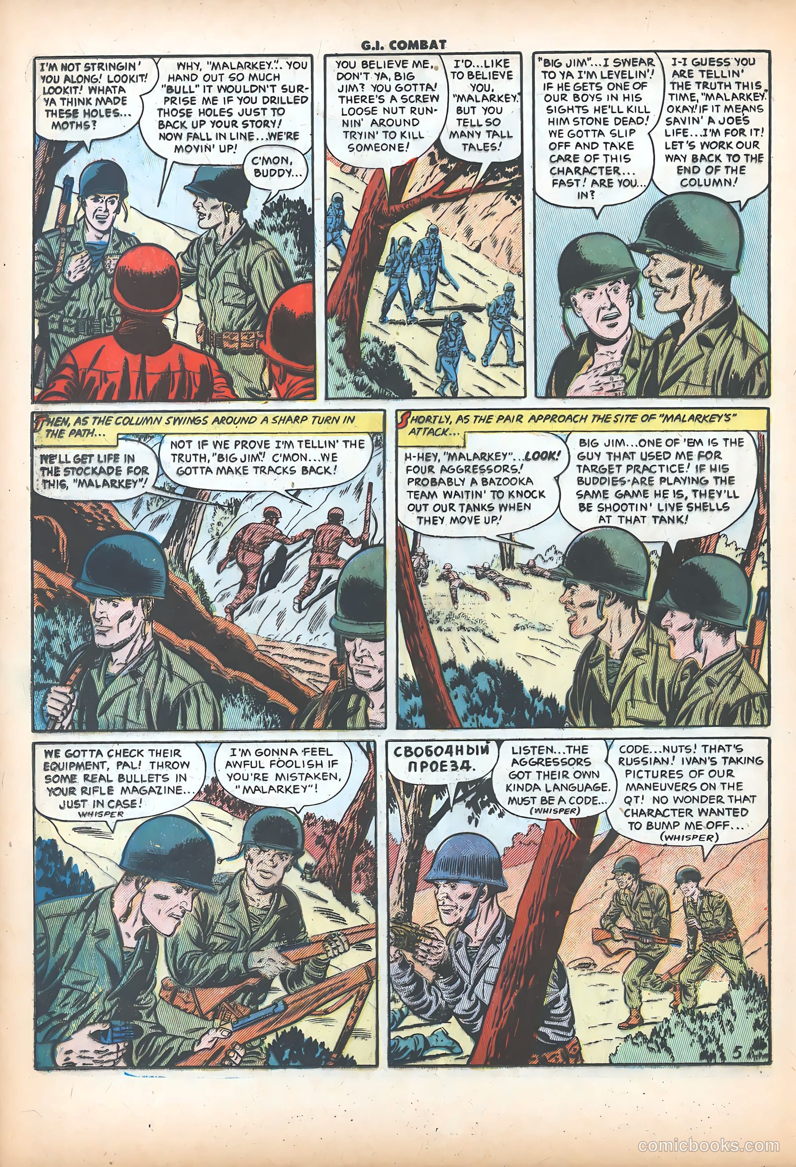 G.I. Combat #18 (1954) — page 23 of 37