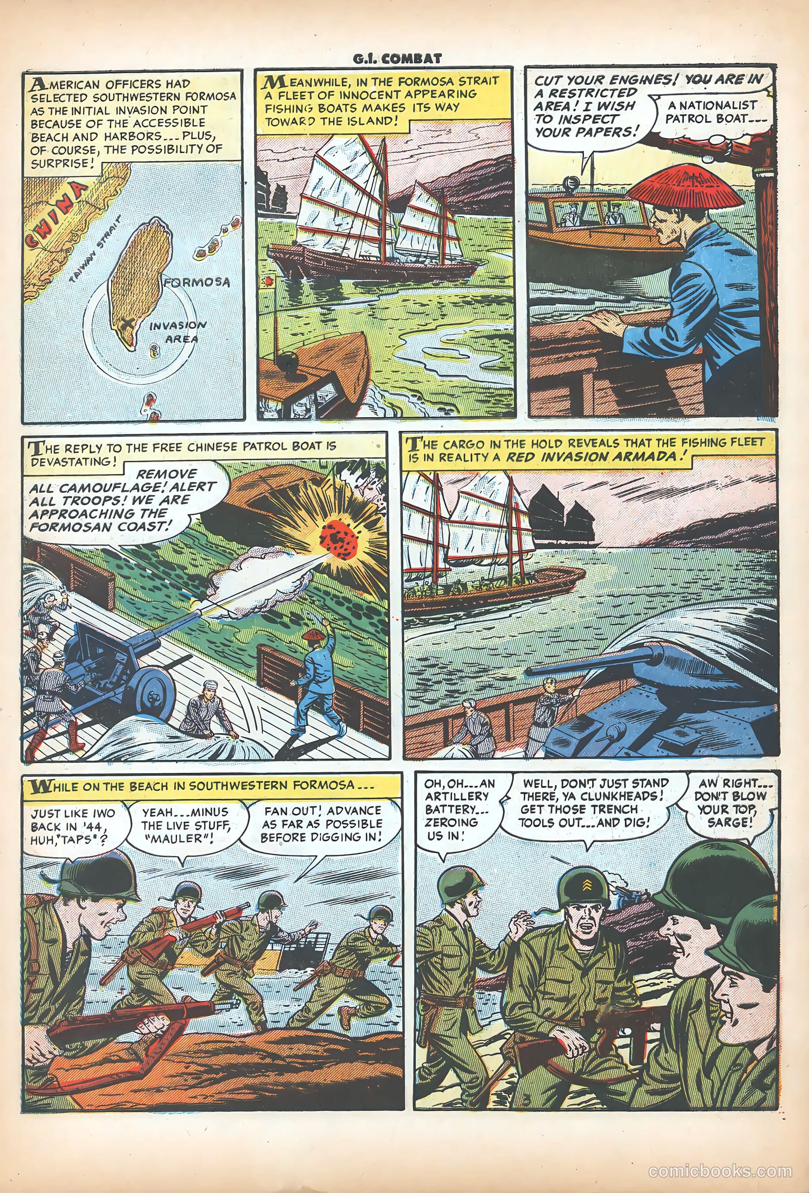 G.I. Combat #19 (1954) — page 5 of 36
