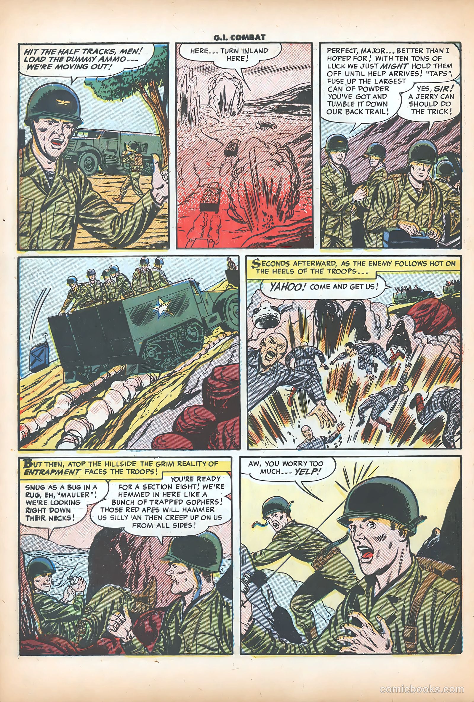 G.I. Combat #19 (1954) — page 8 of 36