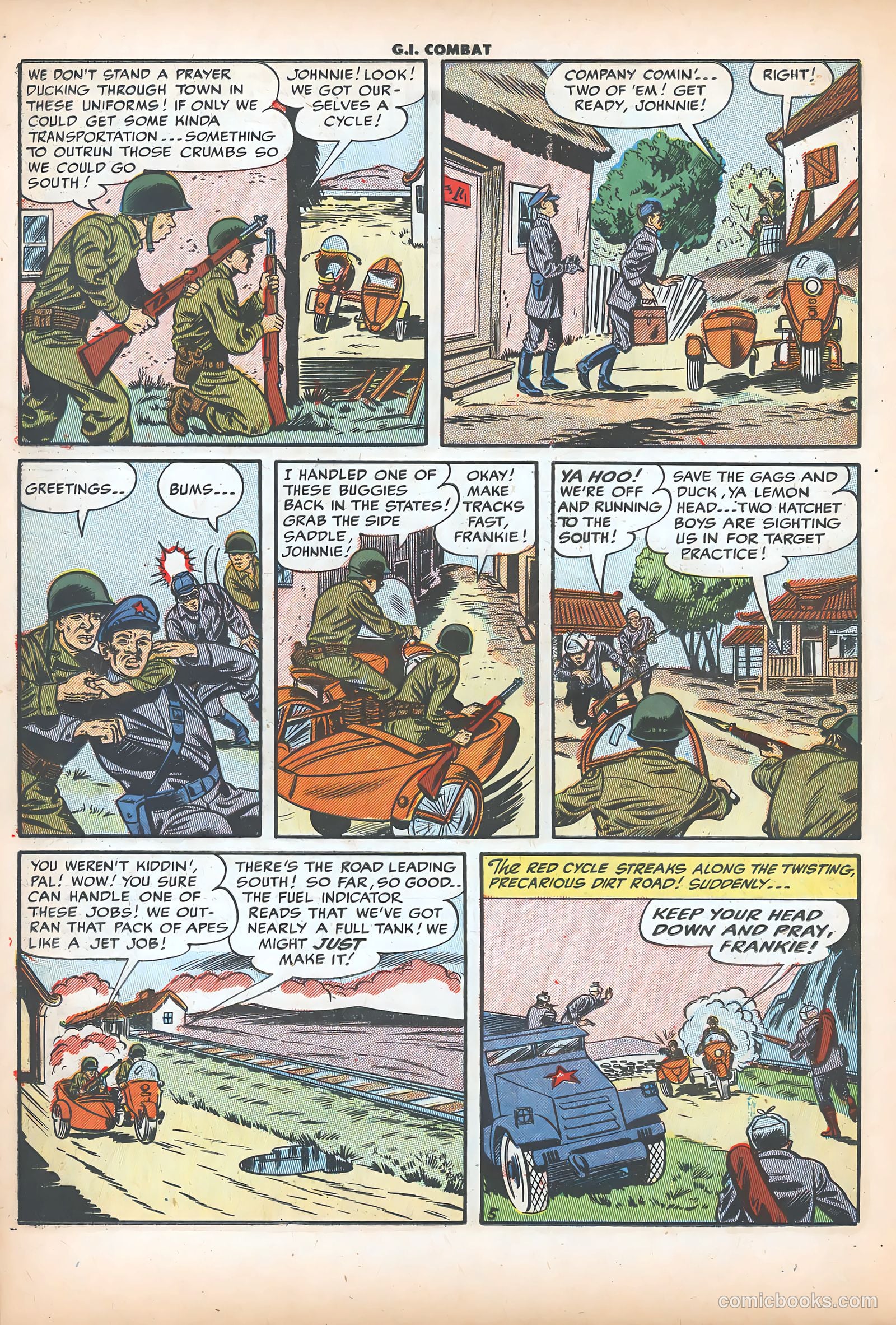 G.I. Combat #19 (1954) — page 16 of 36