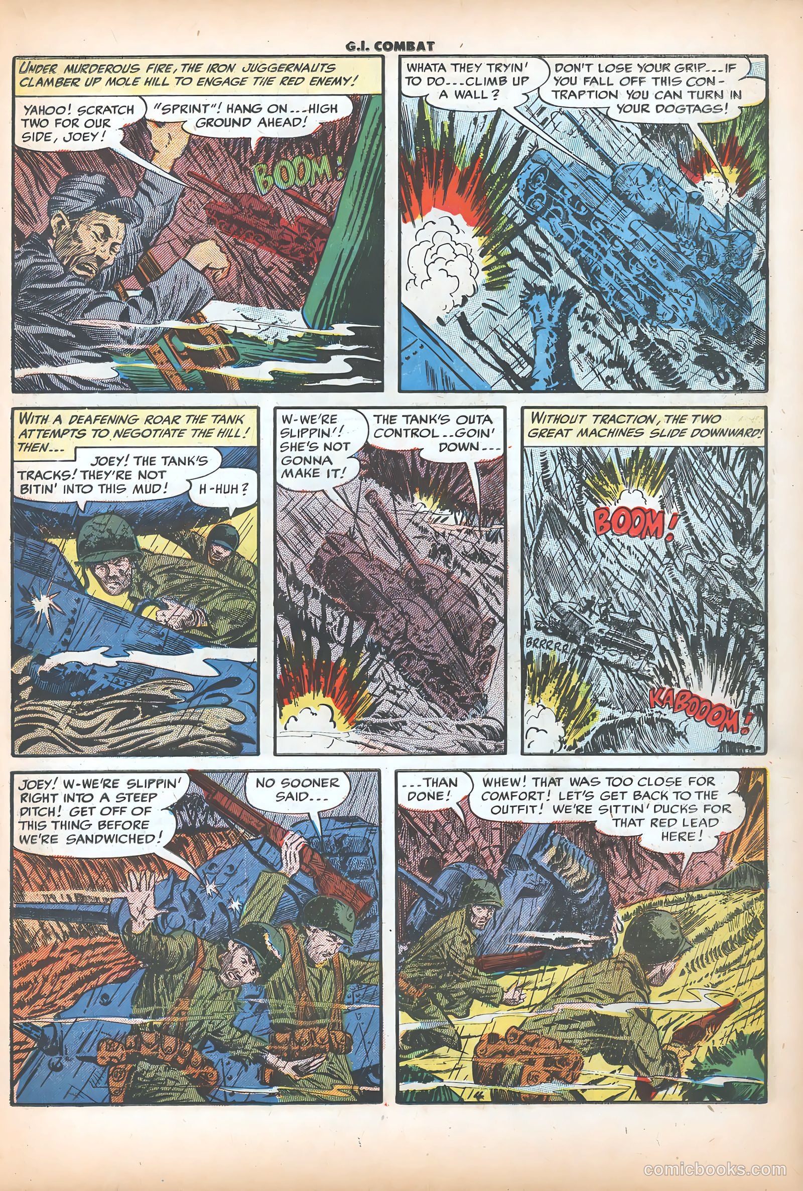 G.I. Combat #19 (1954) — page 21 of 36