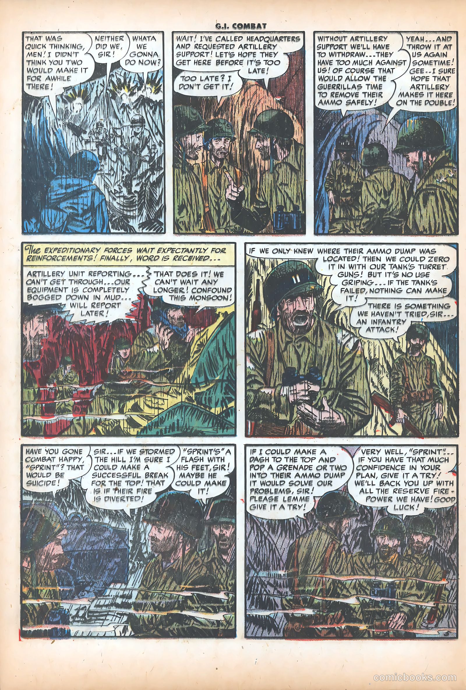 G.I. Combat #19 (1954) — page 22 of 36