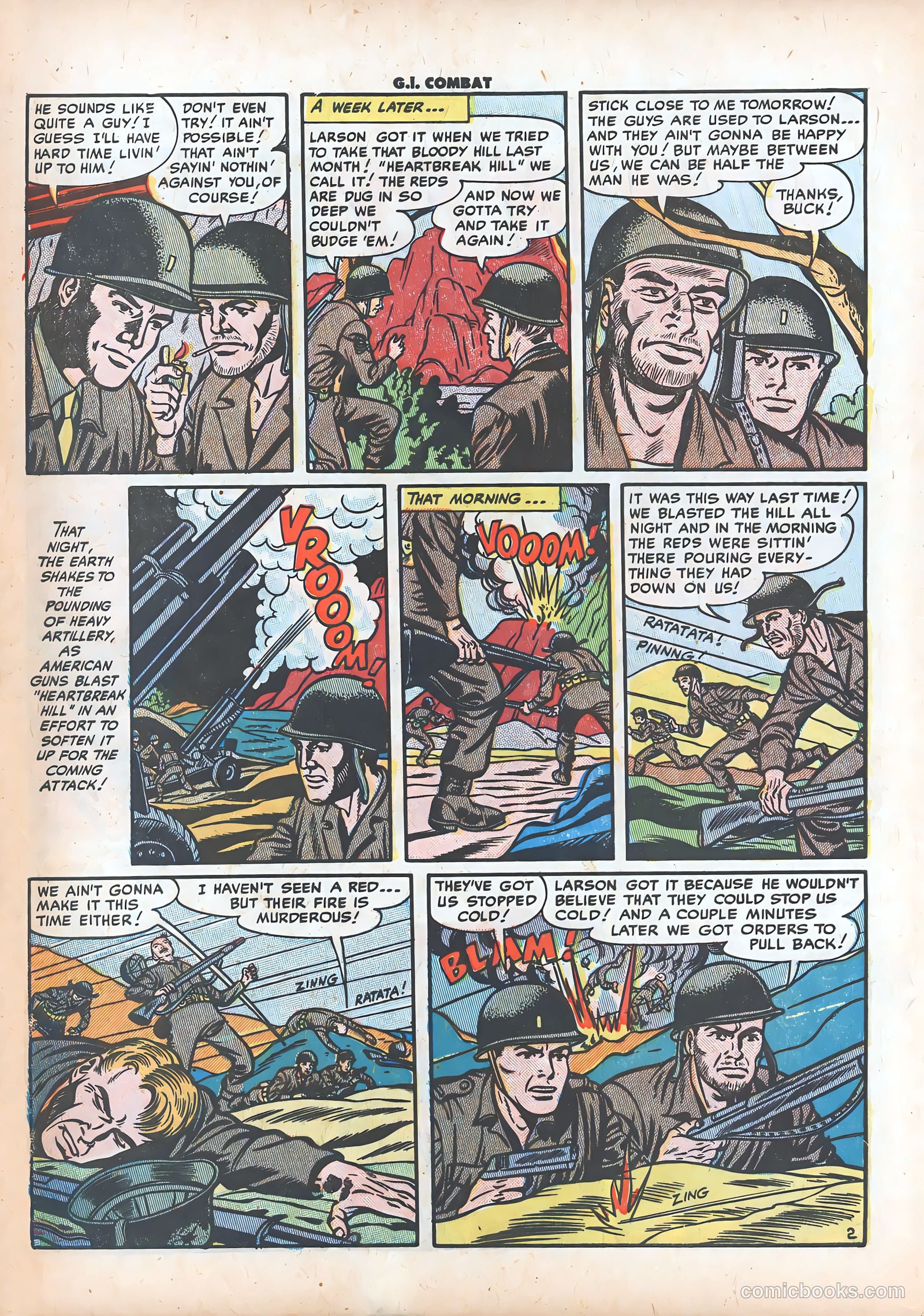 G.I. Combat #2 (1952) — page 28 of 36