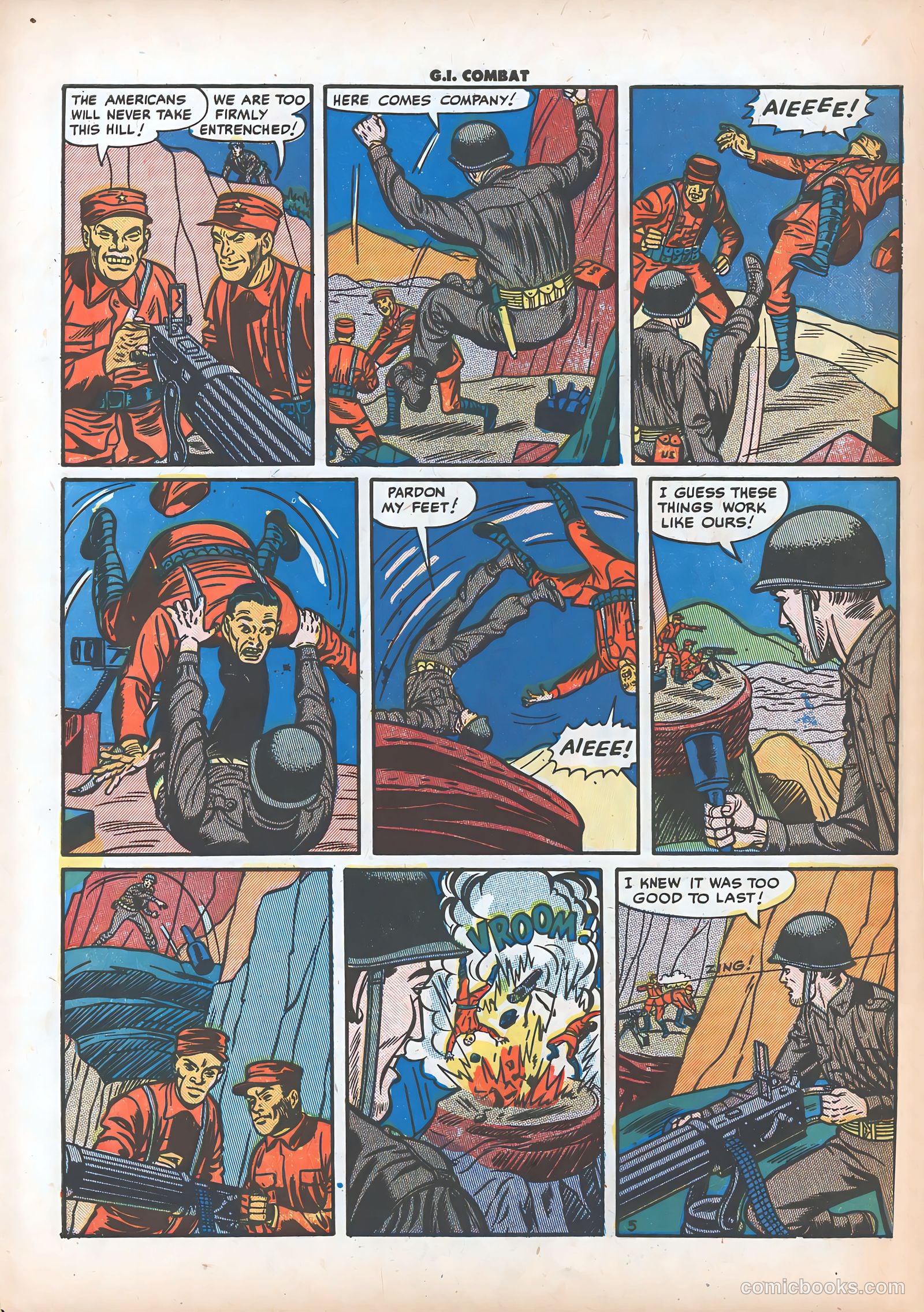 G.I. Combat #2 (1952) — page 31 of 36
