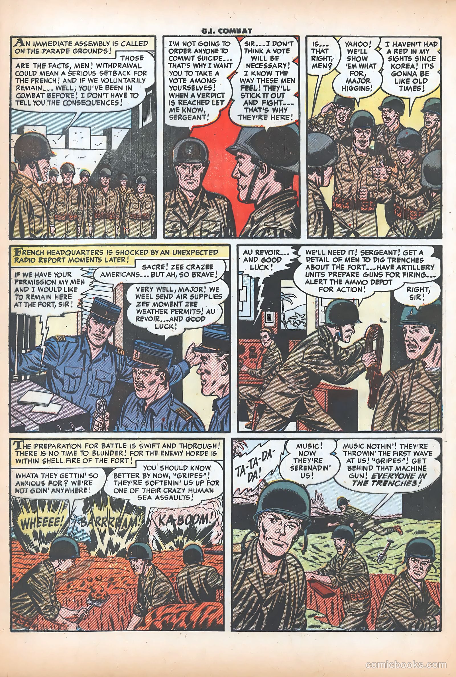 G.I. Combat #20 (1955) — page 6 of 38