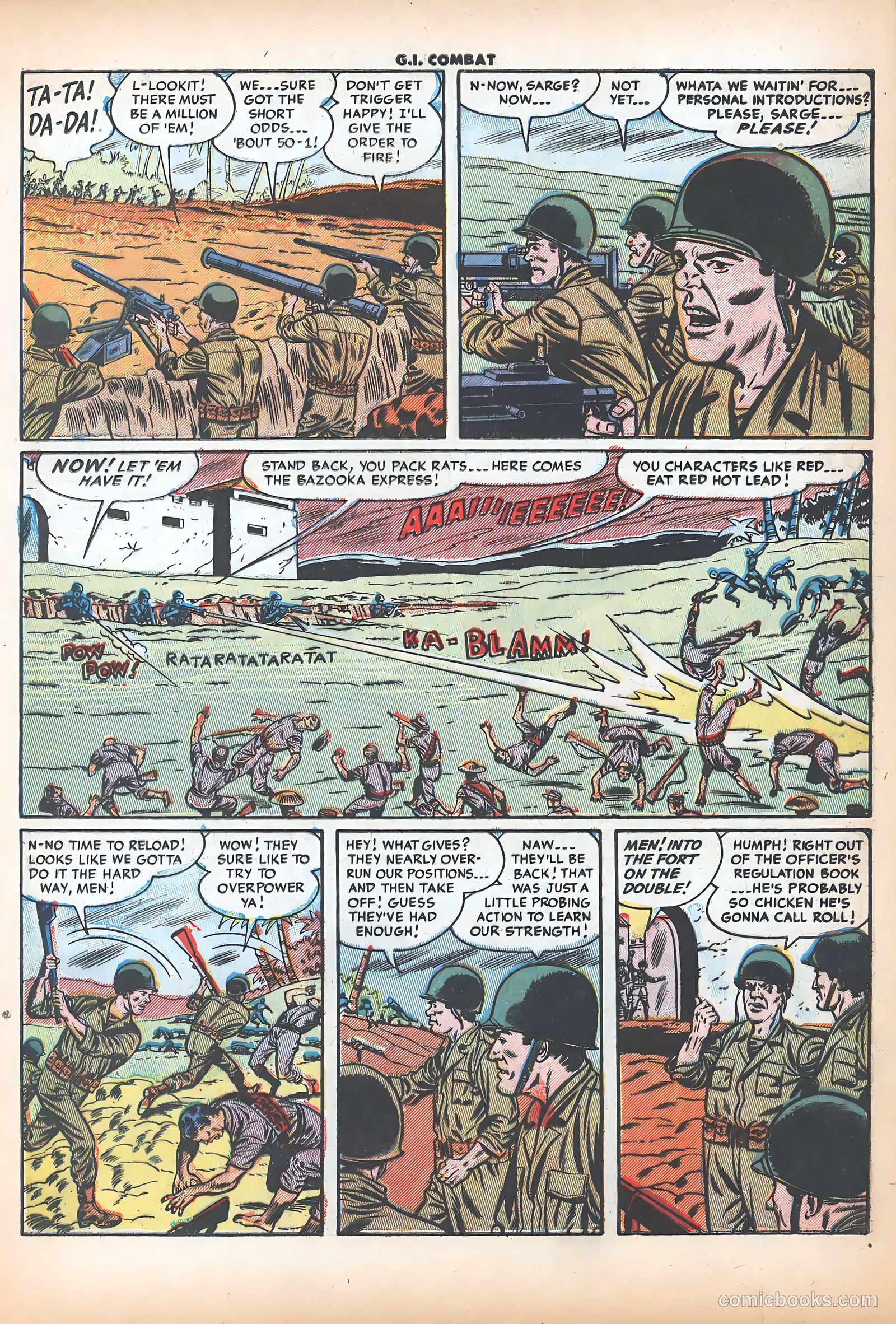 G.I. Combat #20 (1955) — page 7 of 38