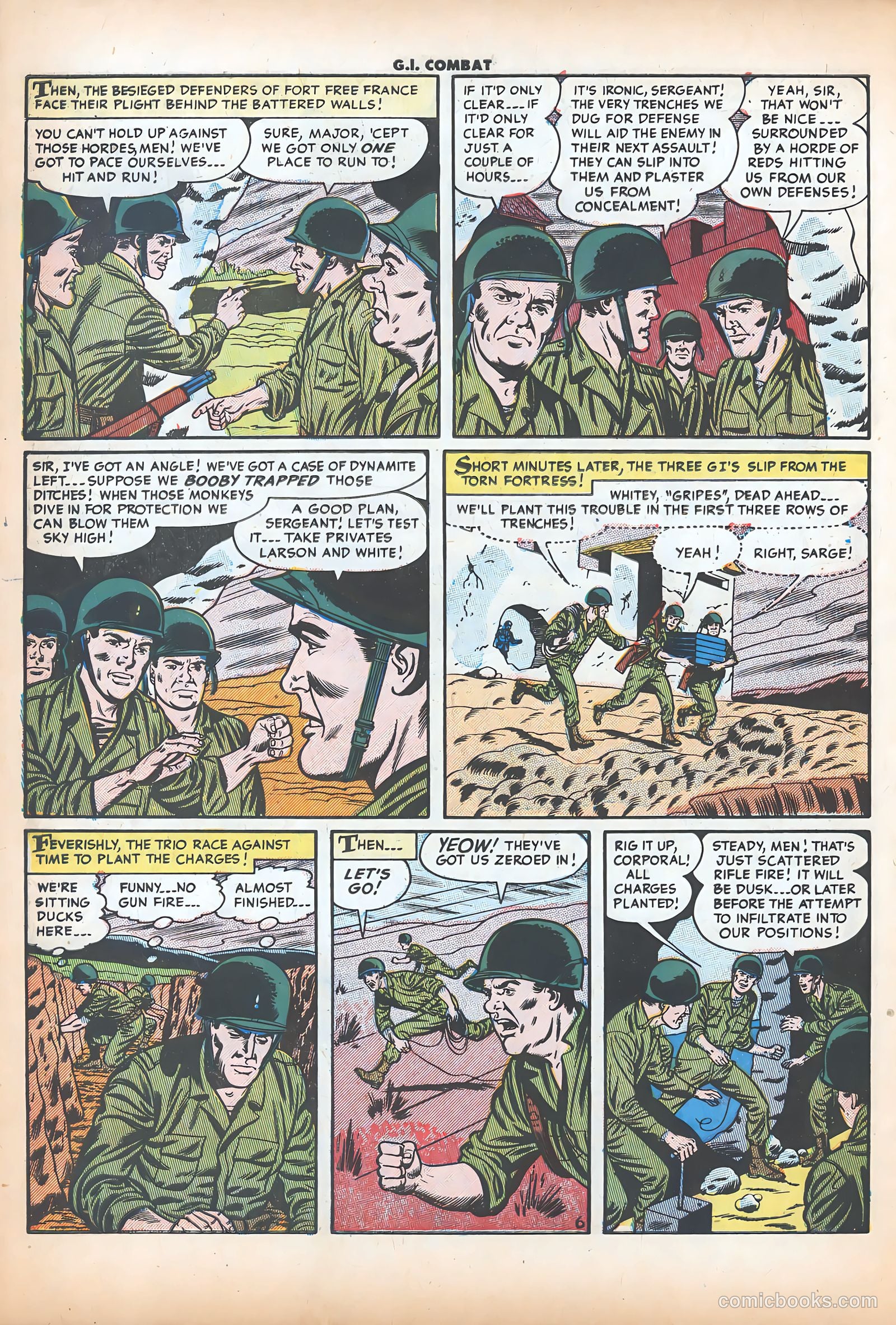 G.I. Combat #20 (1955) — page 8 of 38