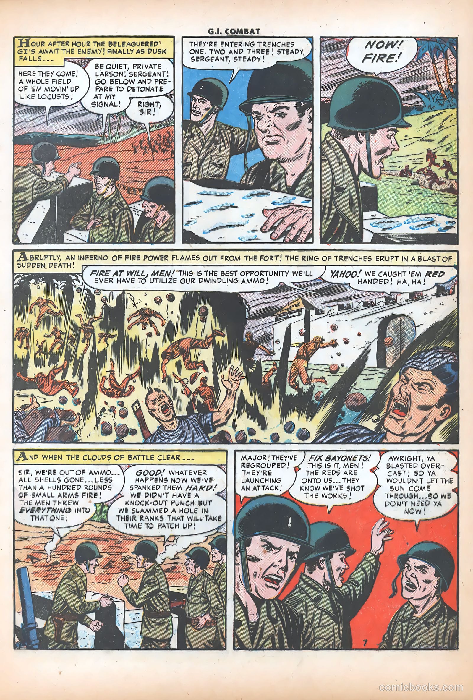G.I. Combat #20 (1955) — page 9 of 38