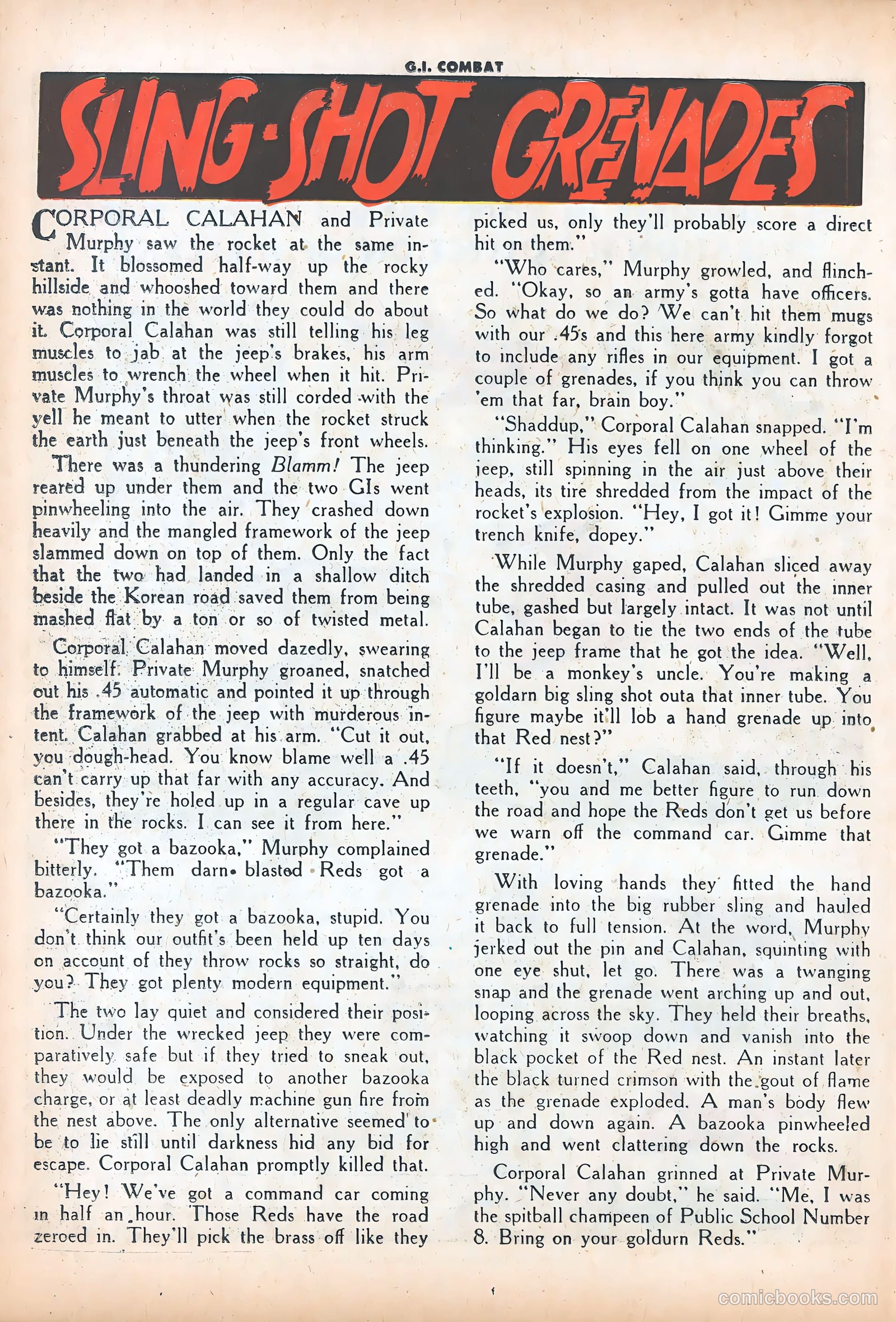 G.I. Combat #20 (1955) — page 26 of 38