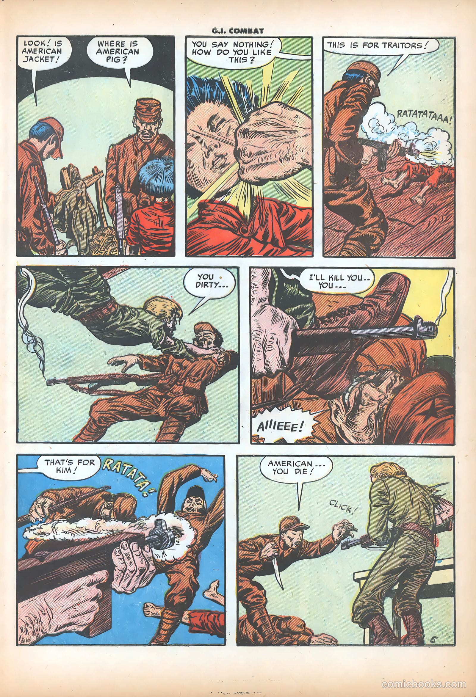 G.I. Combat #20 (1955) — page 31 of 38