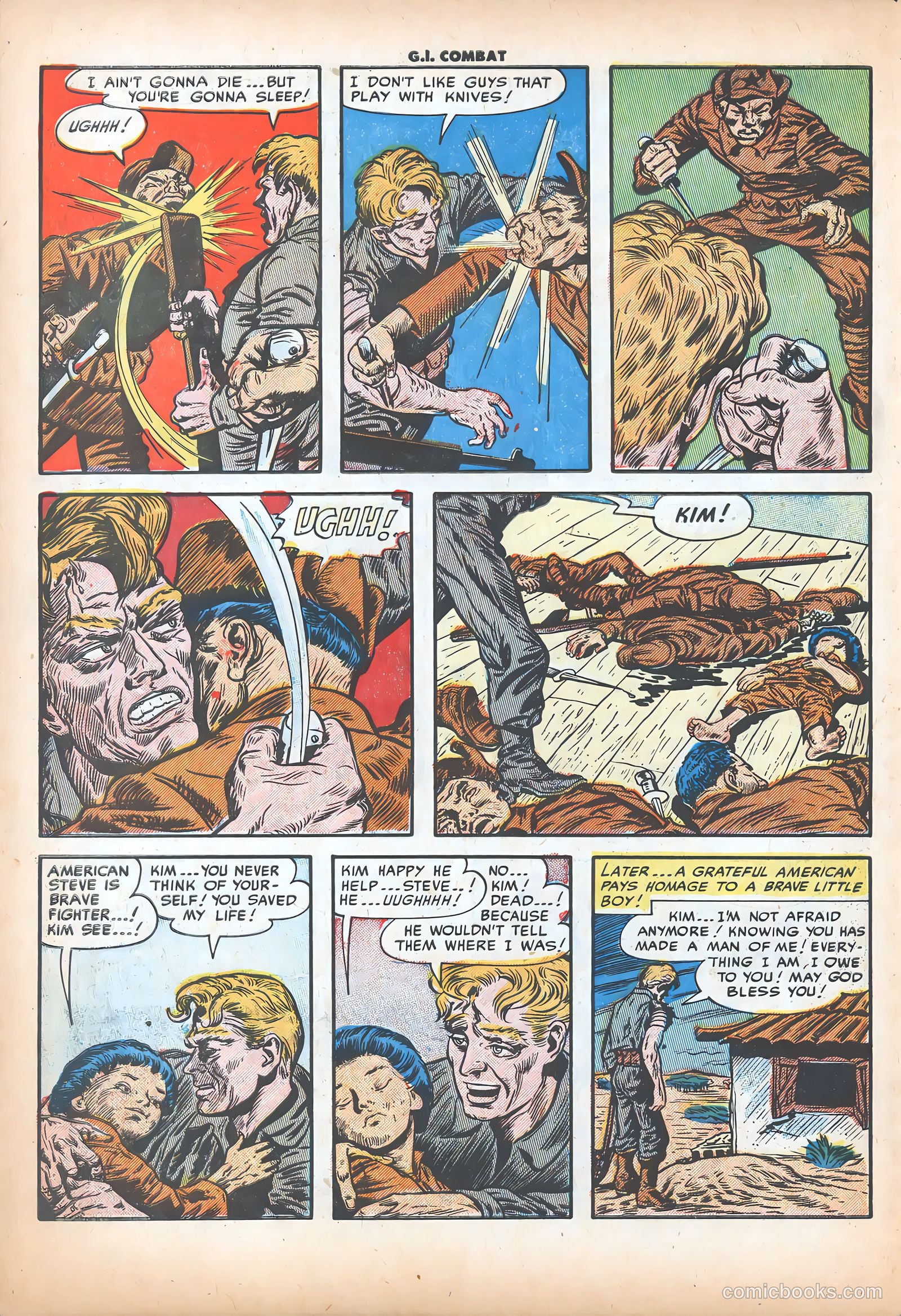 G.I. Combat #20 (1955) — page 32 of 38