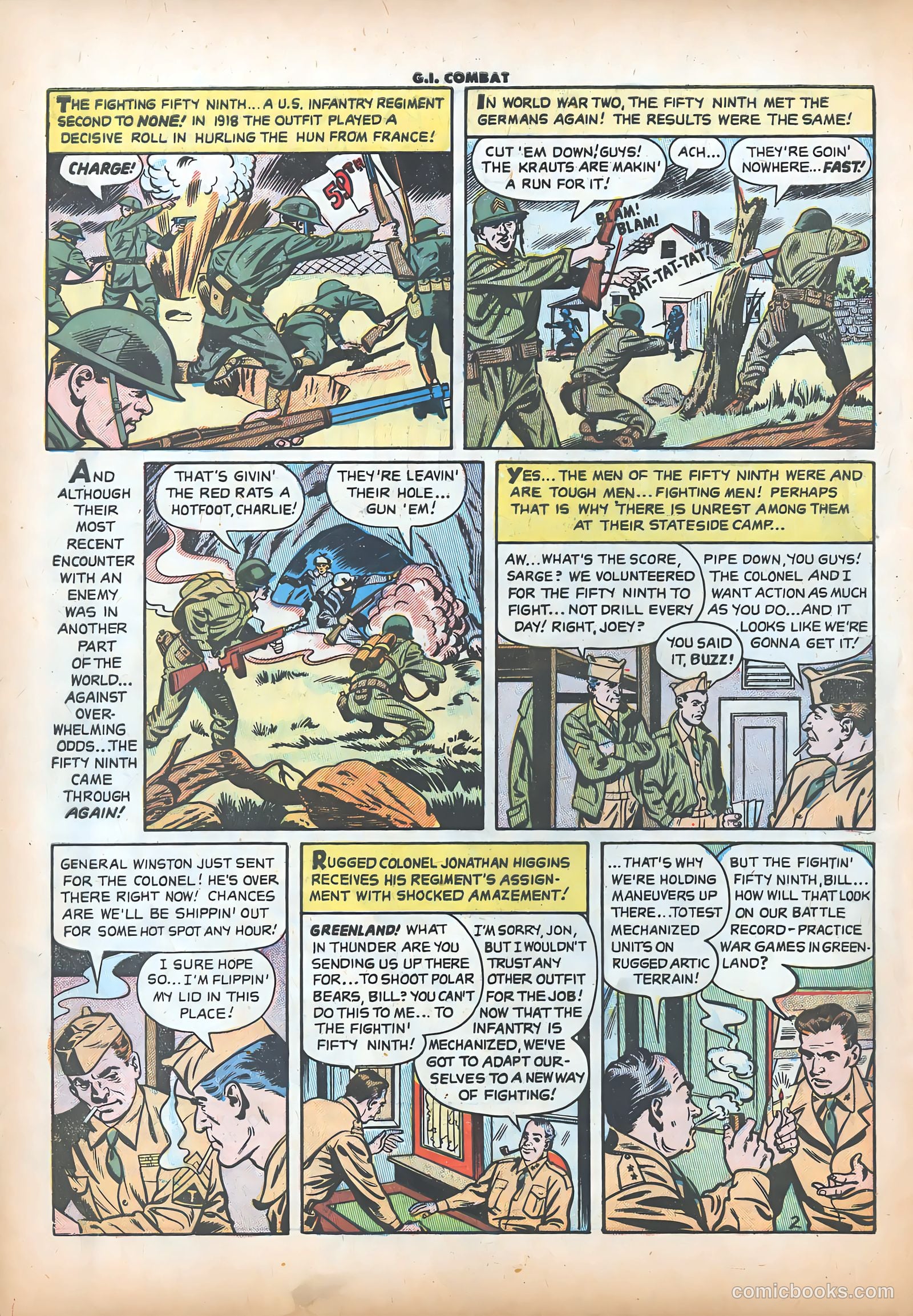G.I. Combat #21 (1955) — page 4 of 36