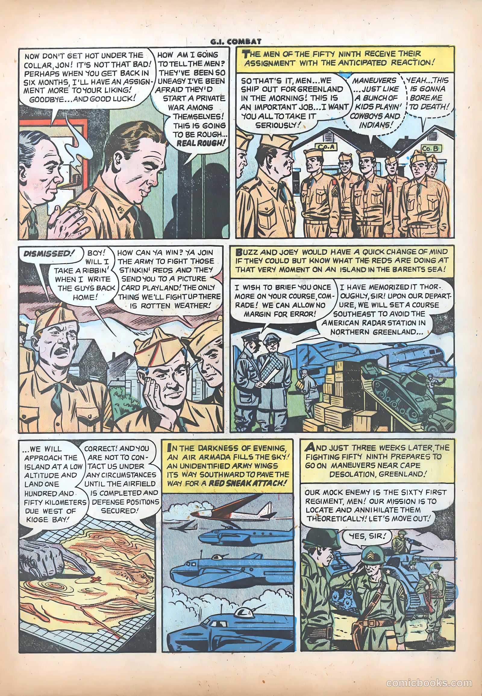 G.I. Combat #21 (1955) — page 5 of 36