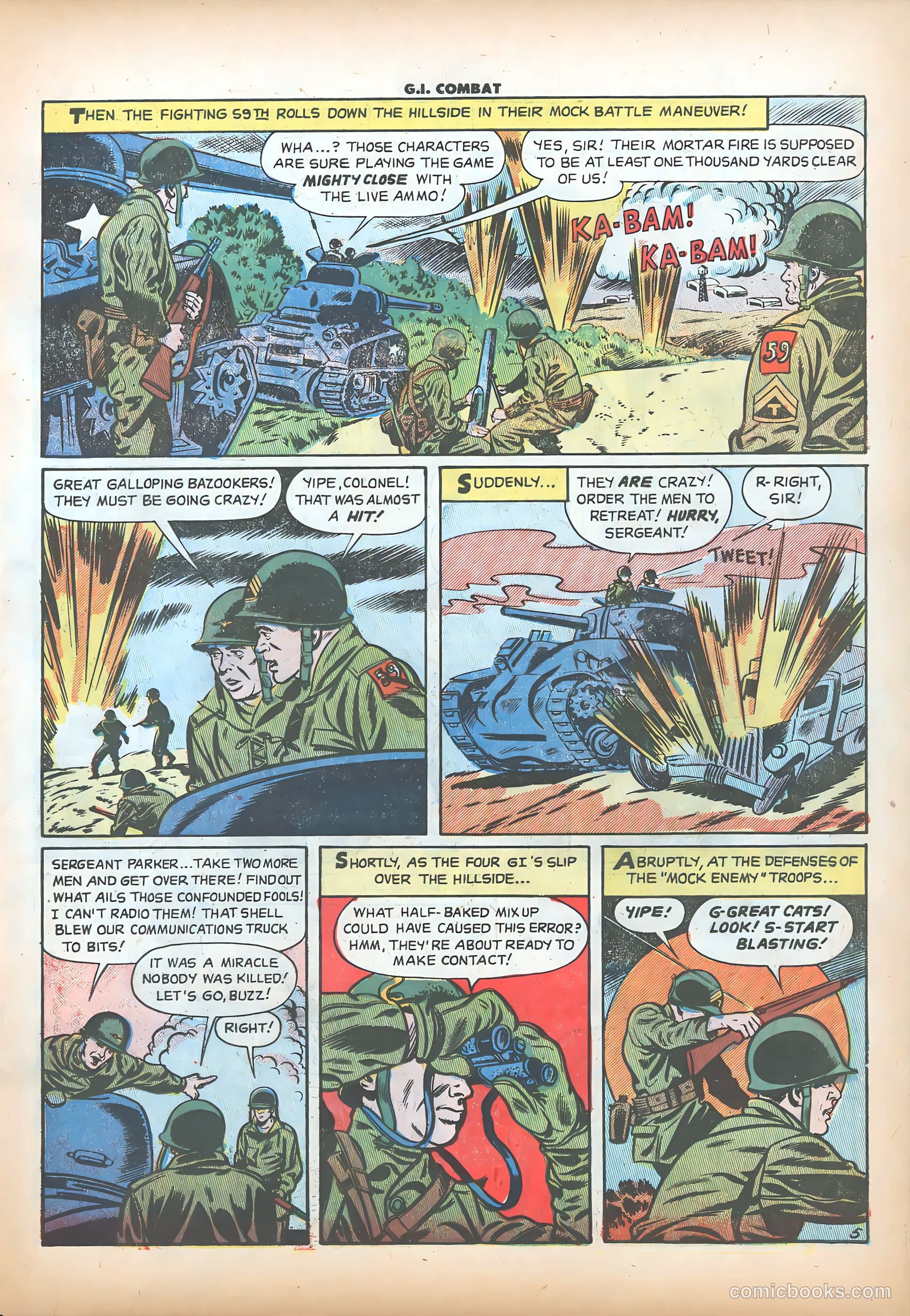G.I. Combat #21 (1955) — page 7 of 36