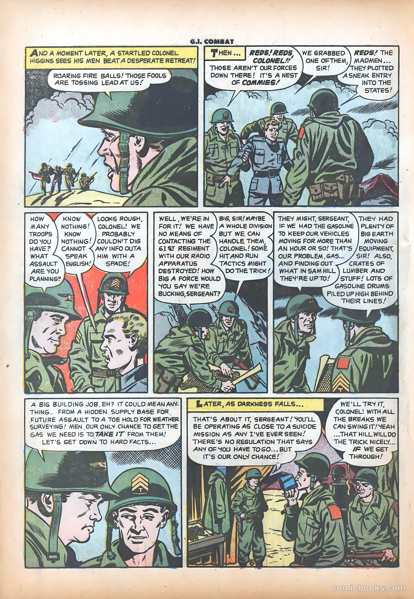 G.I. Combat #21 (1955) — page 8 of 36