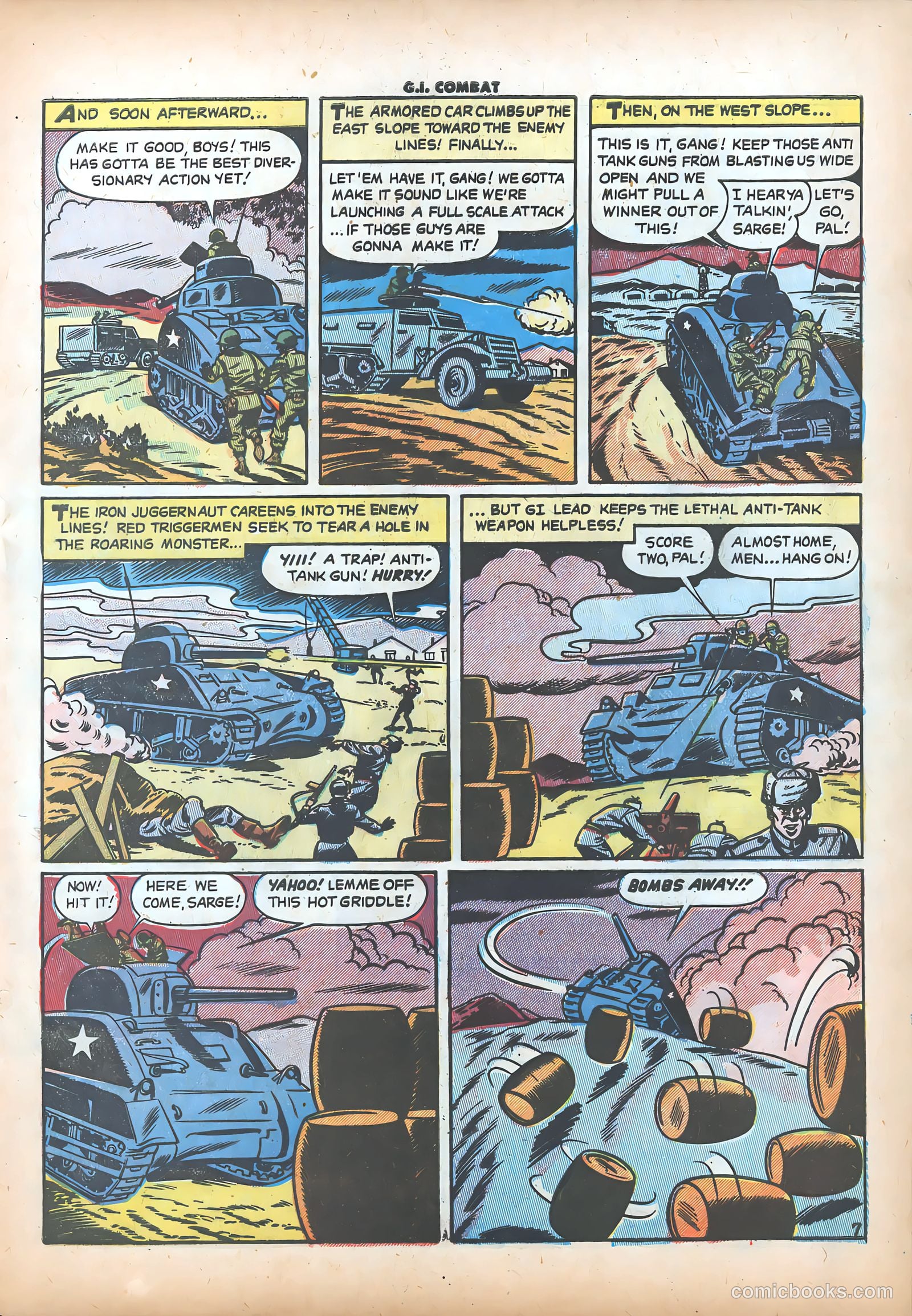 G.I. Combat #21 (1955) — page 9 of 36