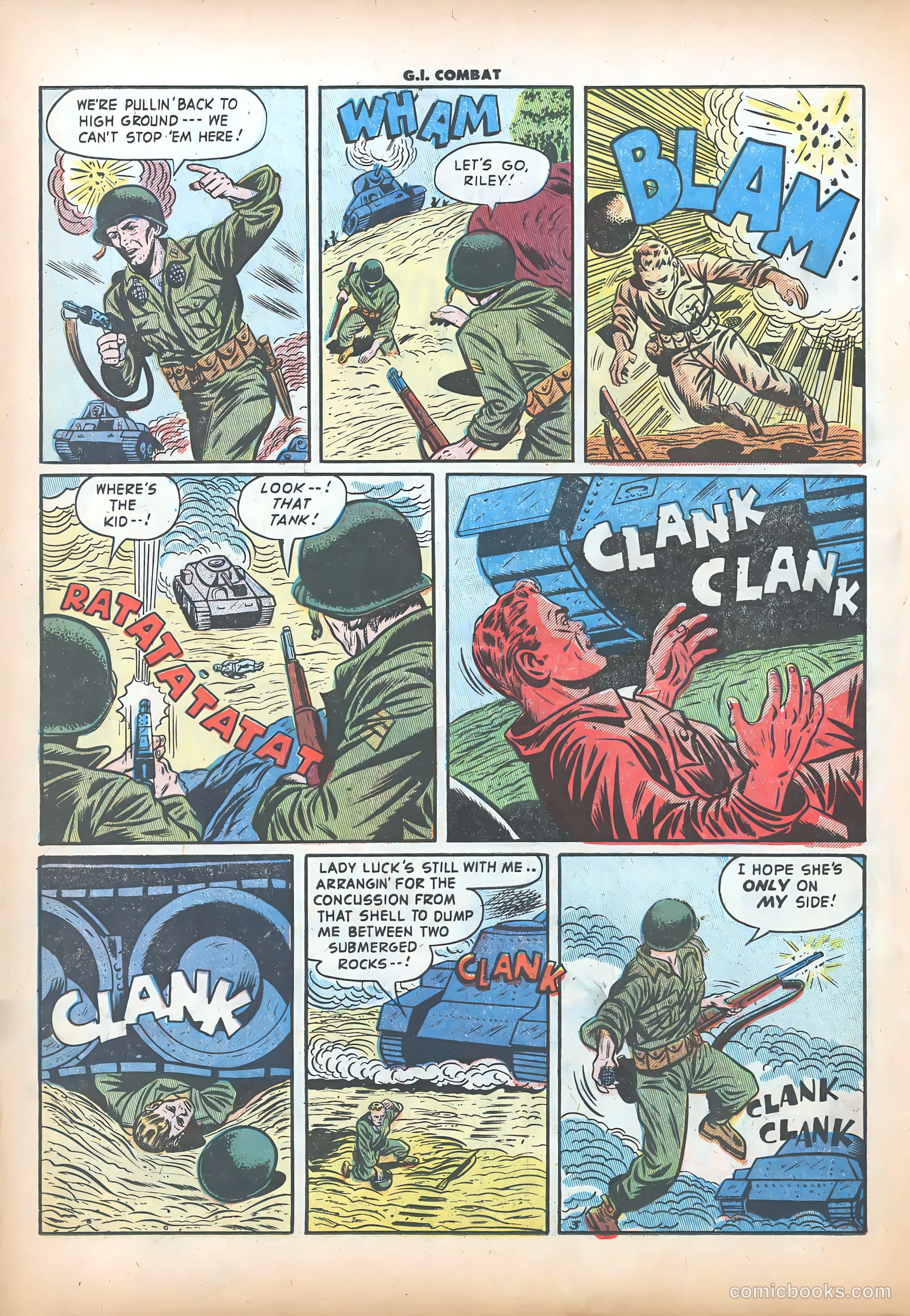 G.I. Combat #21 (1955) — page 14 of 36