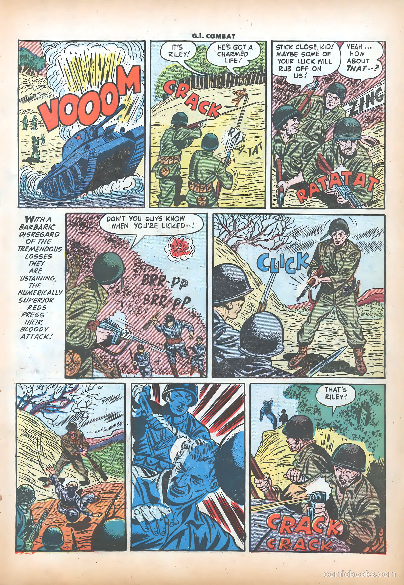 G.I. Combat #21 (1955) — page 15 of 36