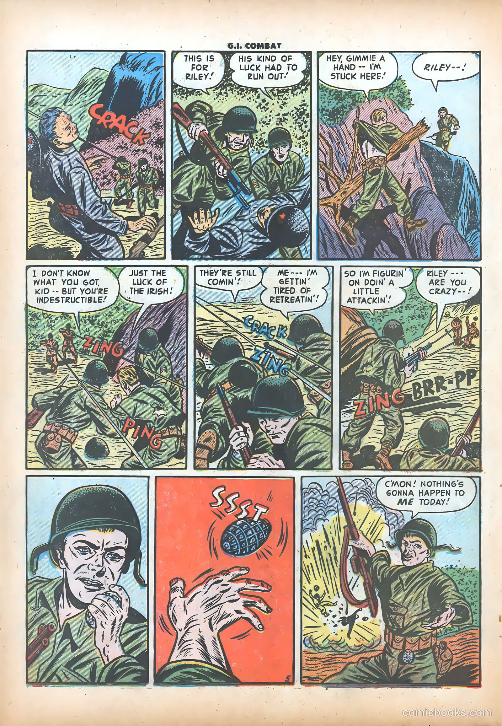 G.I. Combat #21 (1955) — page 16 of 36