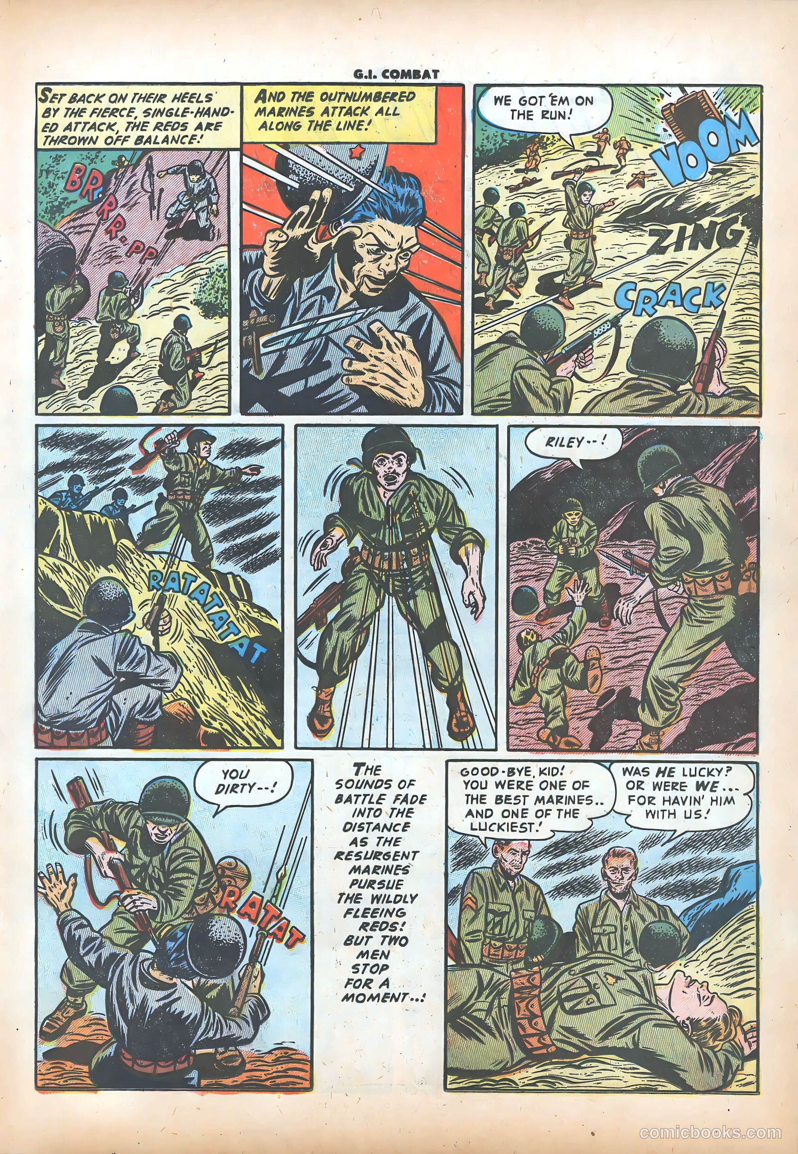 G.I. Combat #21 (1955) — page 17 of 36