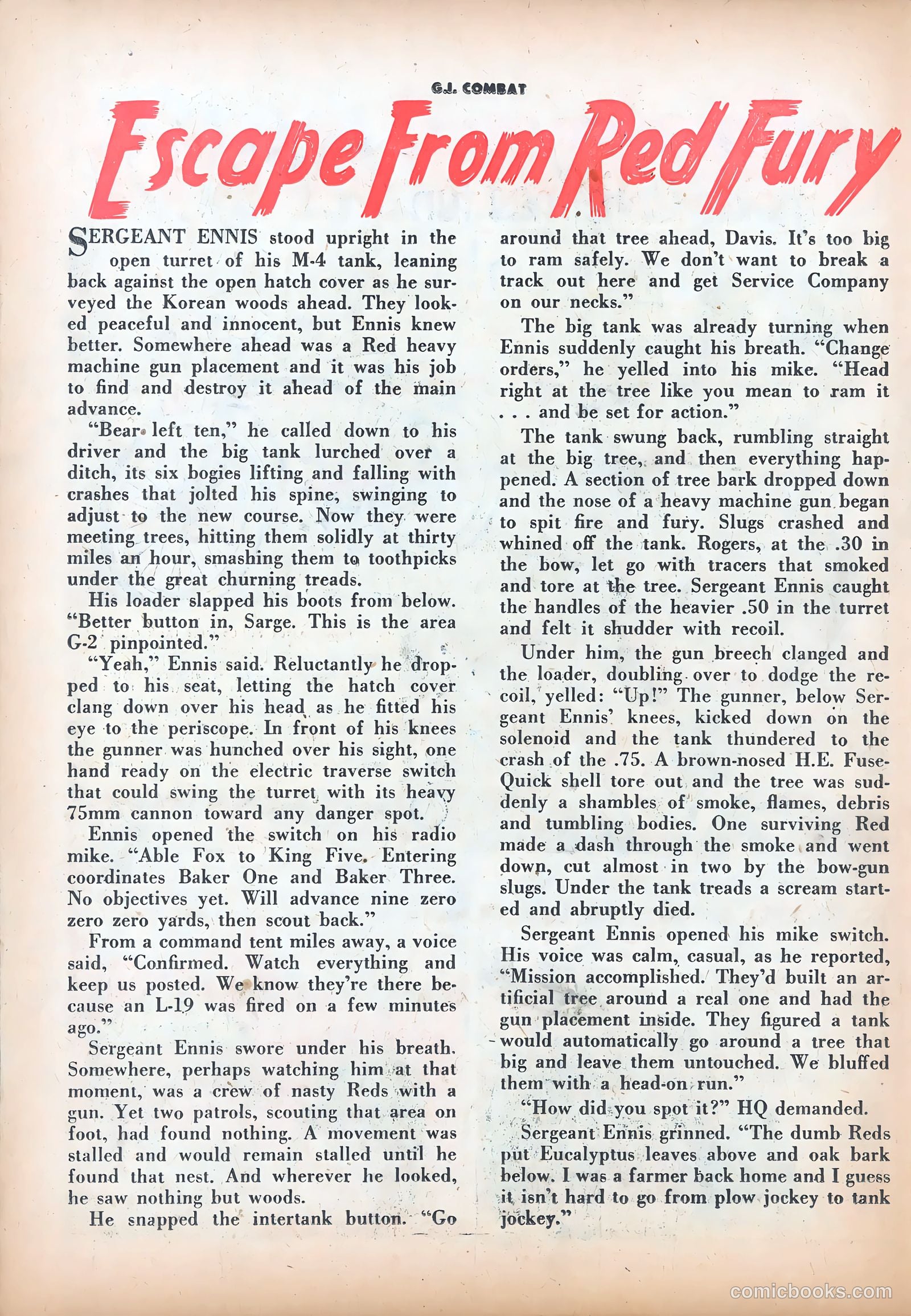 G.I. Combat #21 (1955) — page 26 of 36