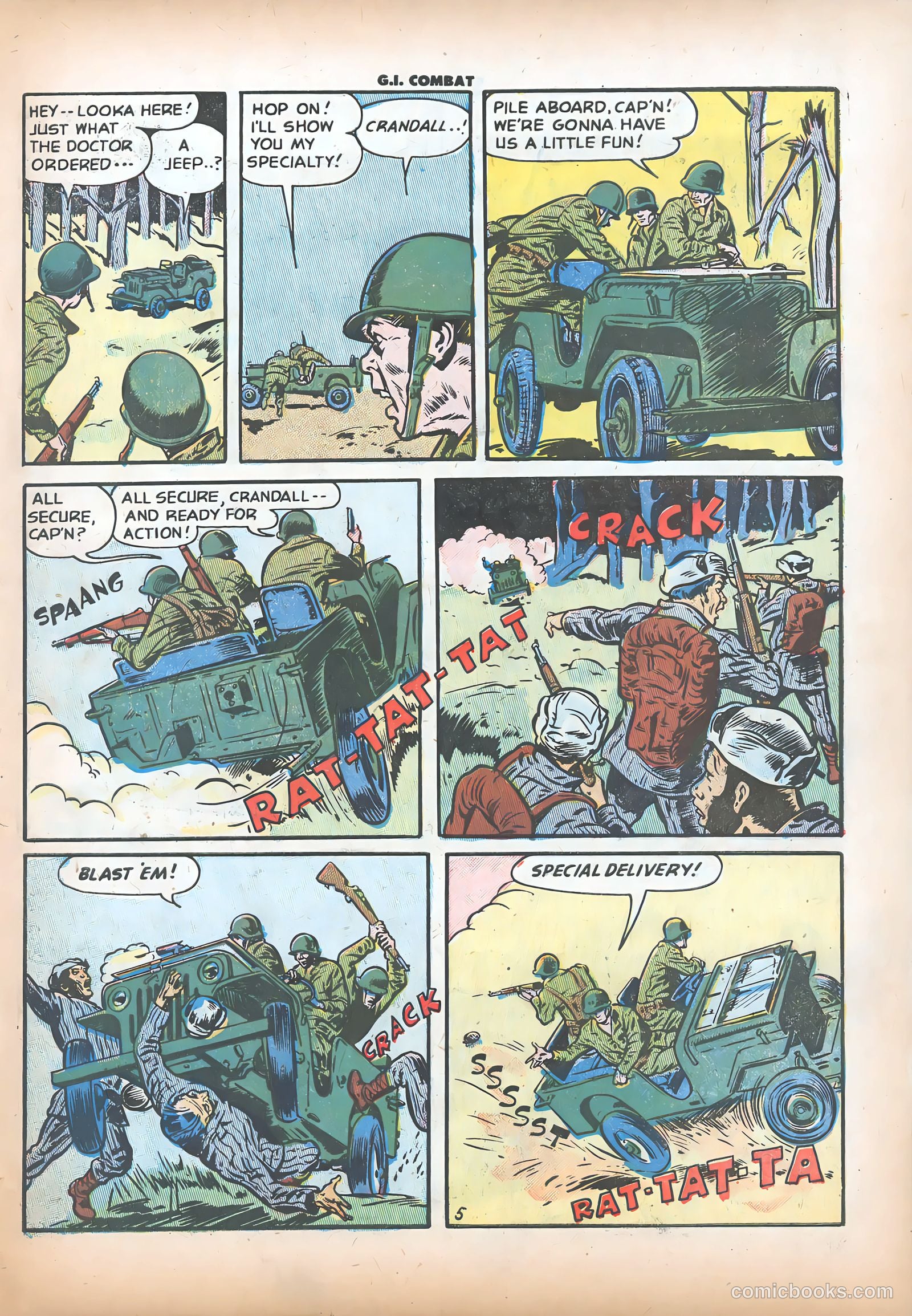 G.I. Combat #21 (1955) — page 31 of 36
