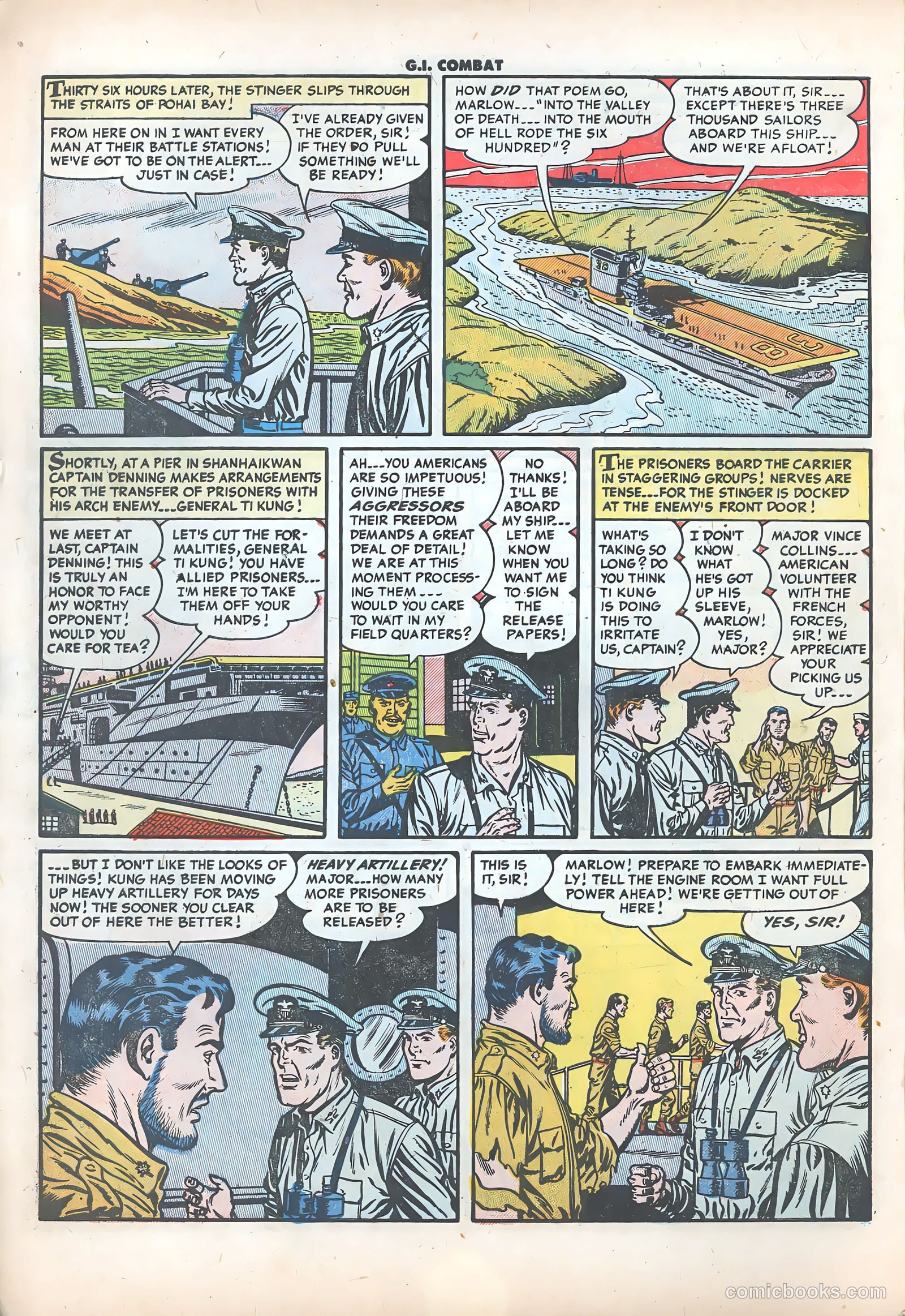 G.I. Combat #22 (1955) — page 6 of 36