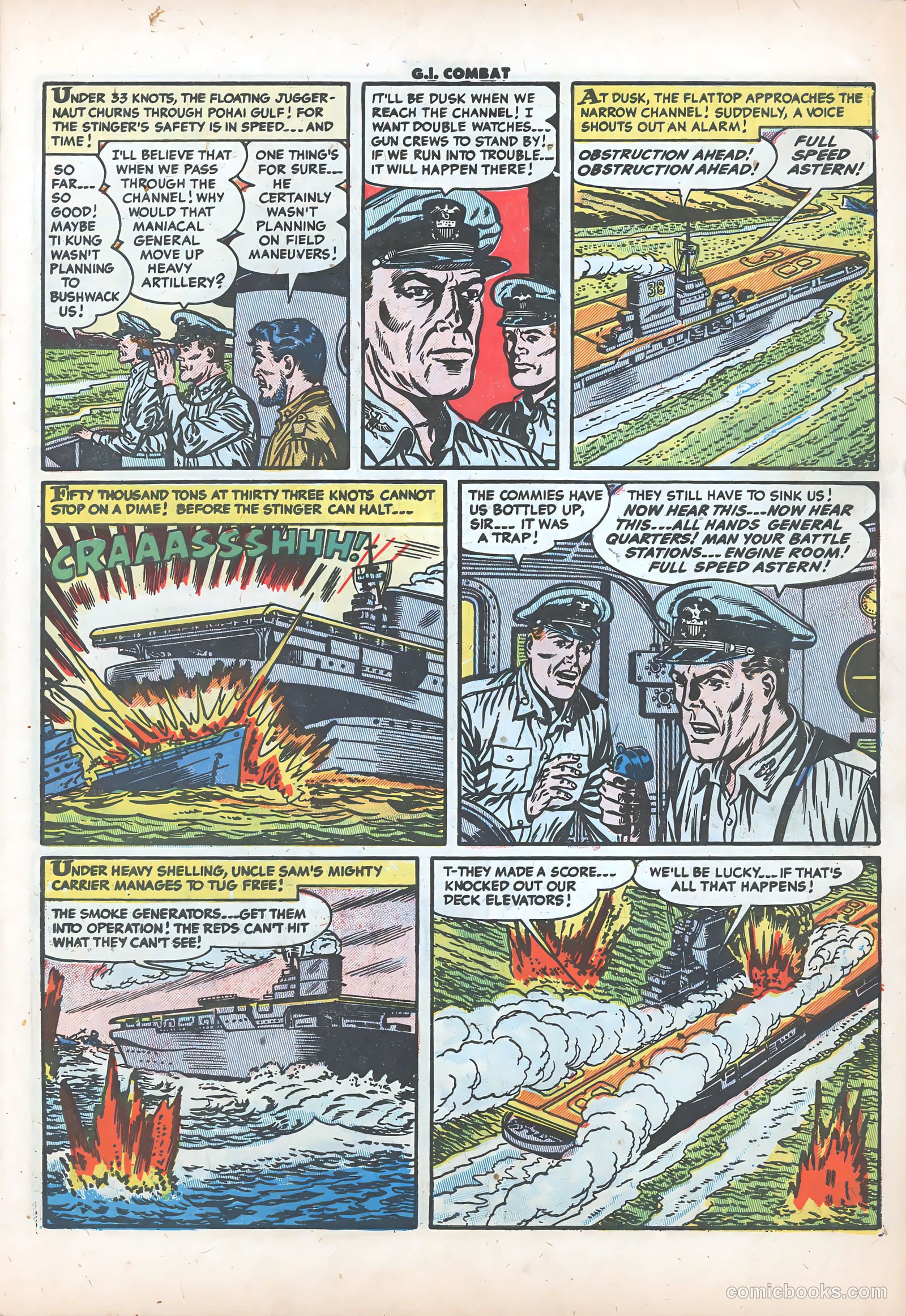G.I. Combat #22 (1955) — page 7 of 36