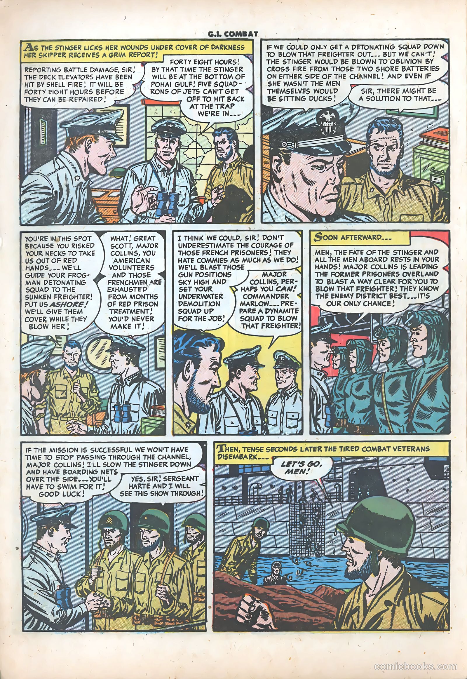 G.I. Combat #22 (1955) — page 8 of 36