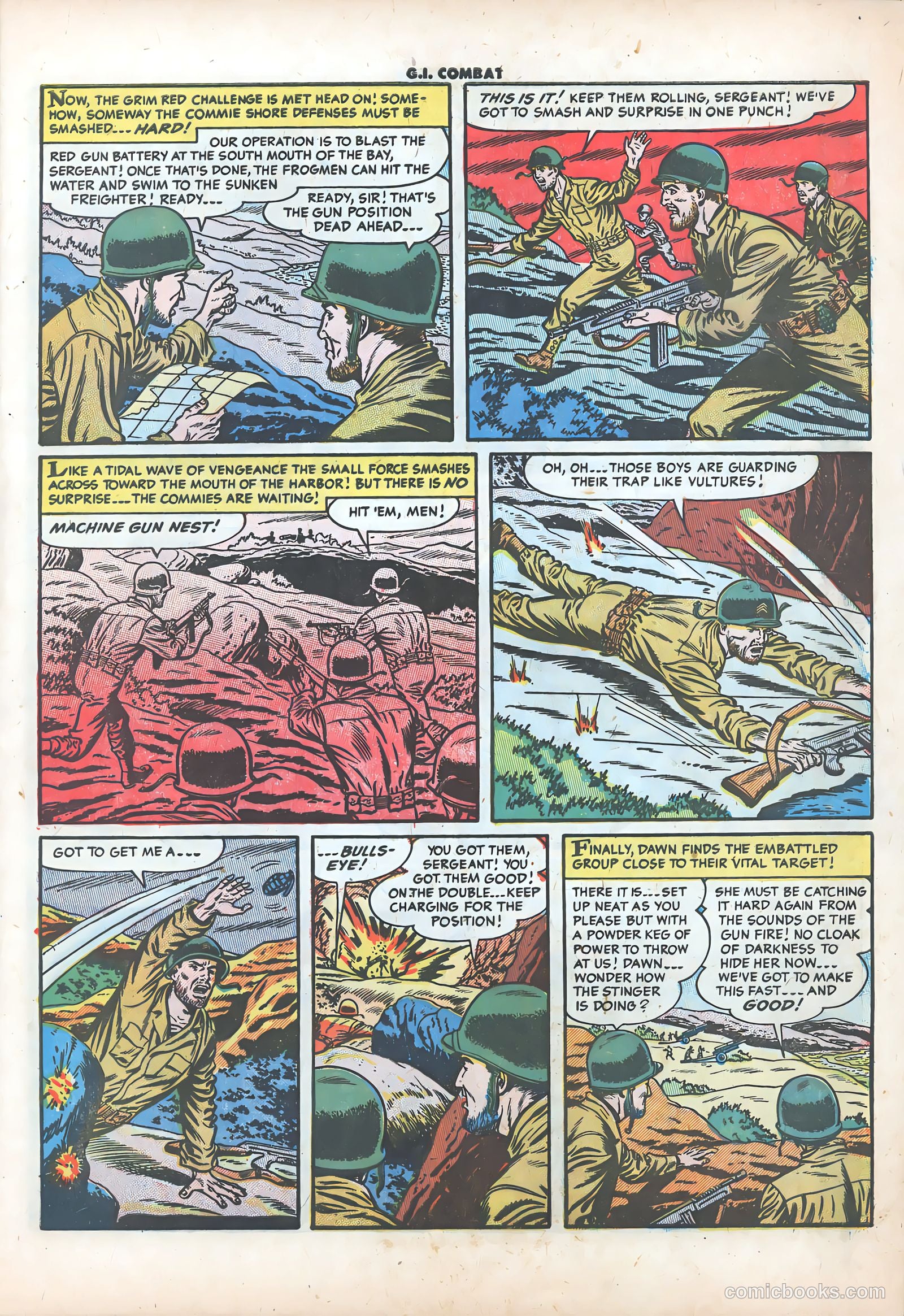 G.I. Combat #22 (1955) — page 9 of 36