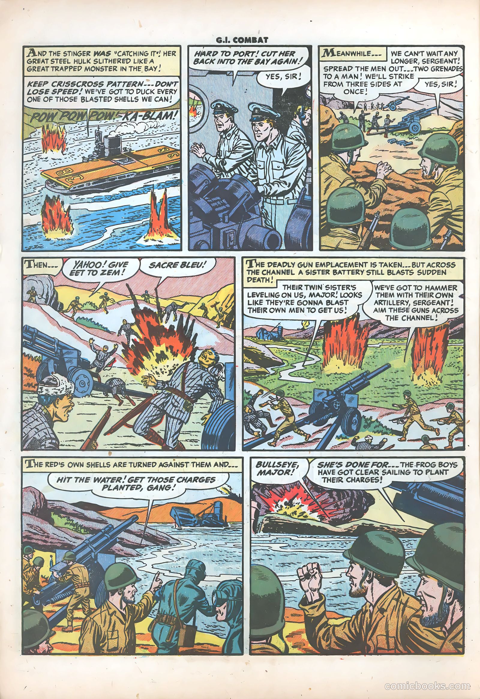 G.I. Combat #22 (1955) — page 10 of 36