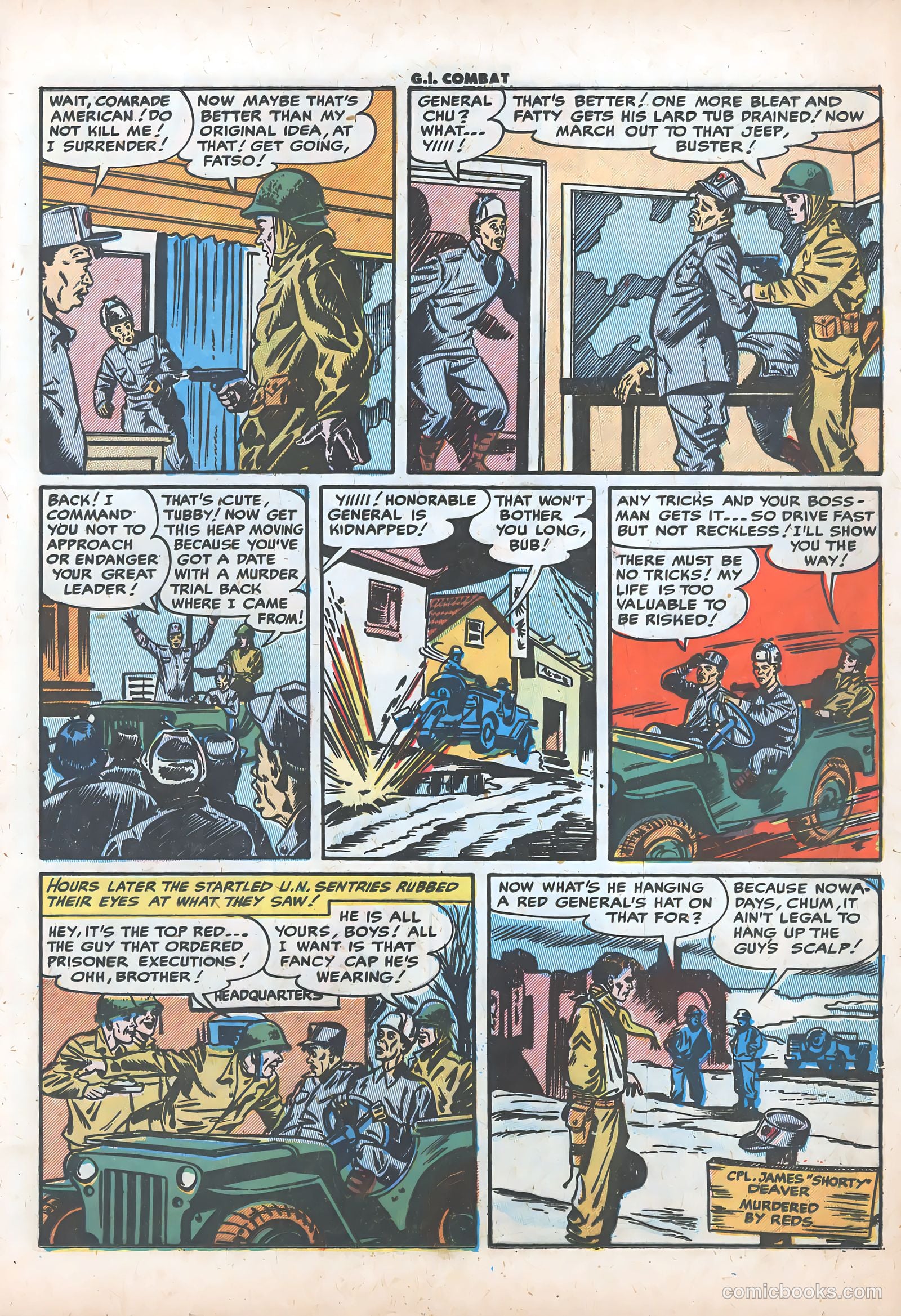 G.I. Combat #22 (1955) — page 17 of 36