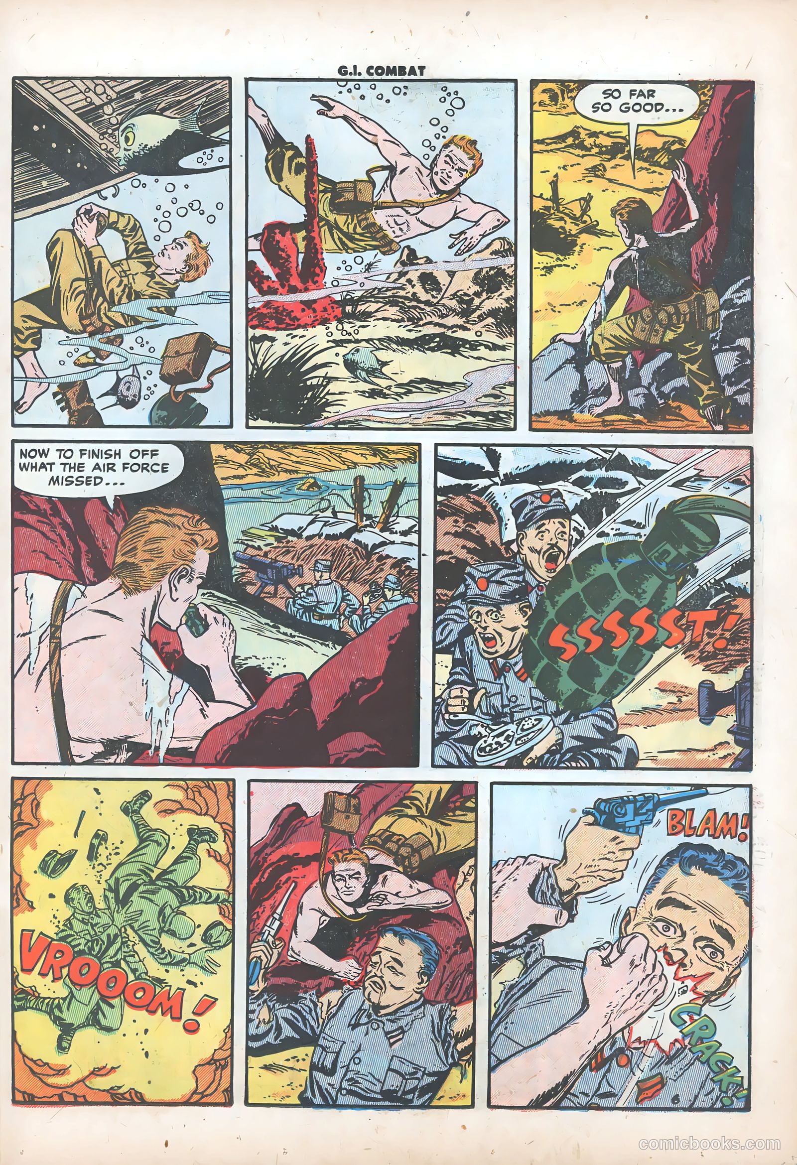 G.I. Combat #22 (1955) — page 23 of 36