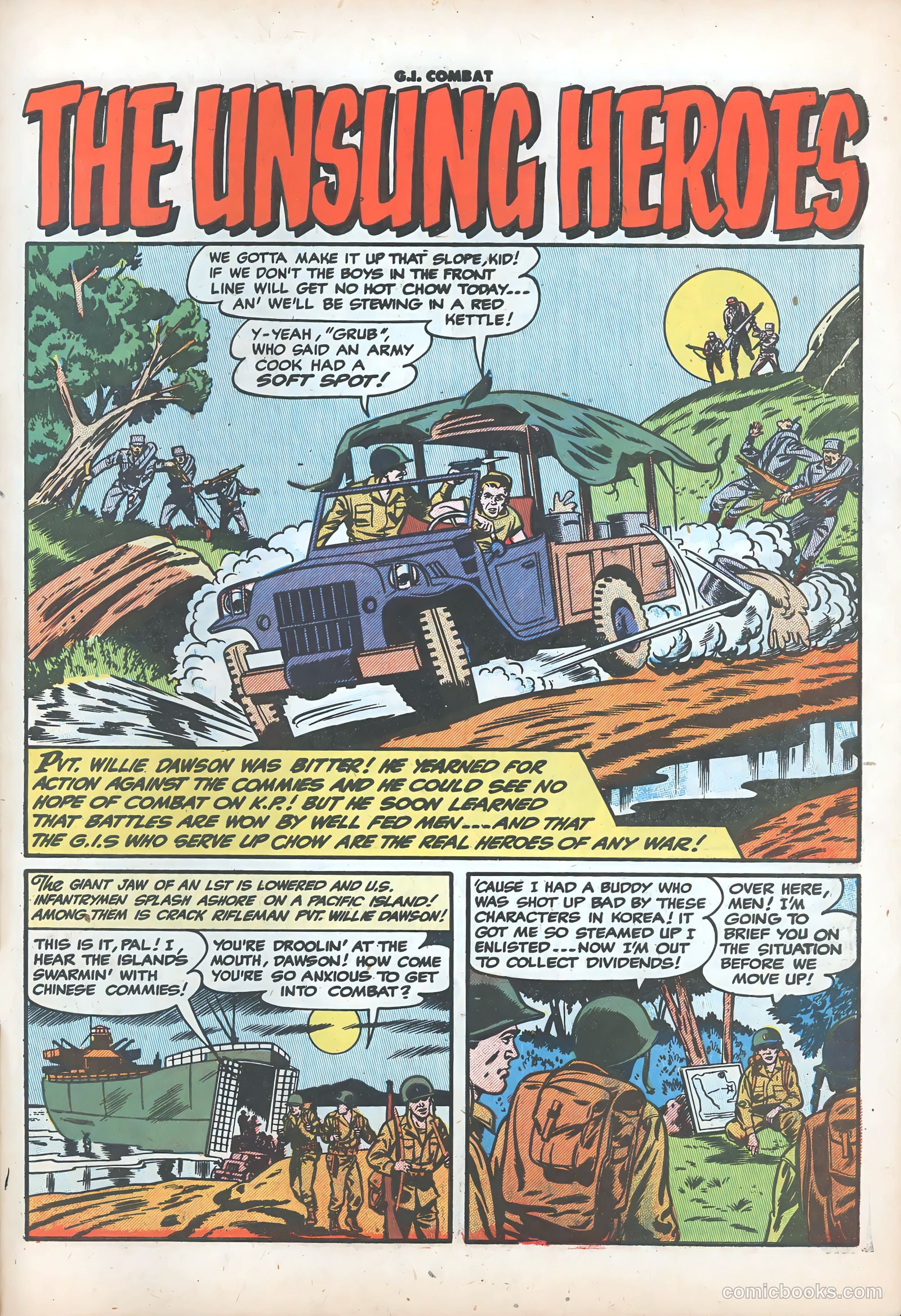 G.I. Combat #22 (1955) — page 27 of 36