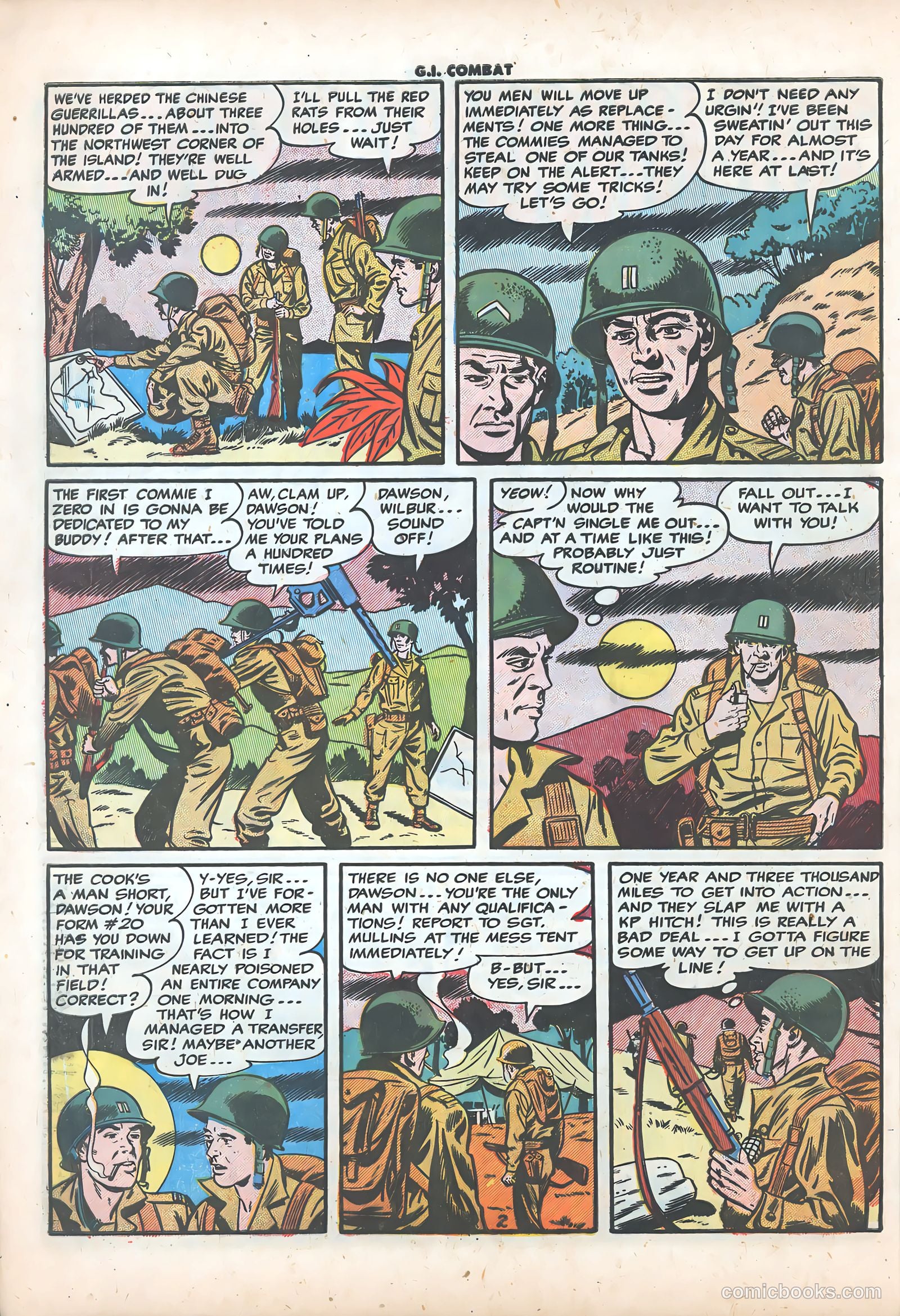 G.I. Combat #22 (1955) — page 28 of 36