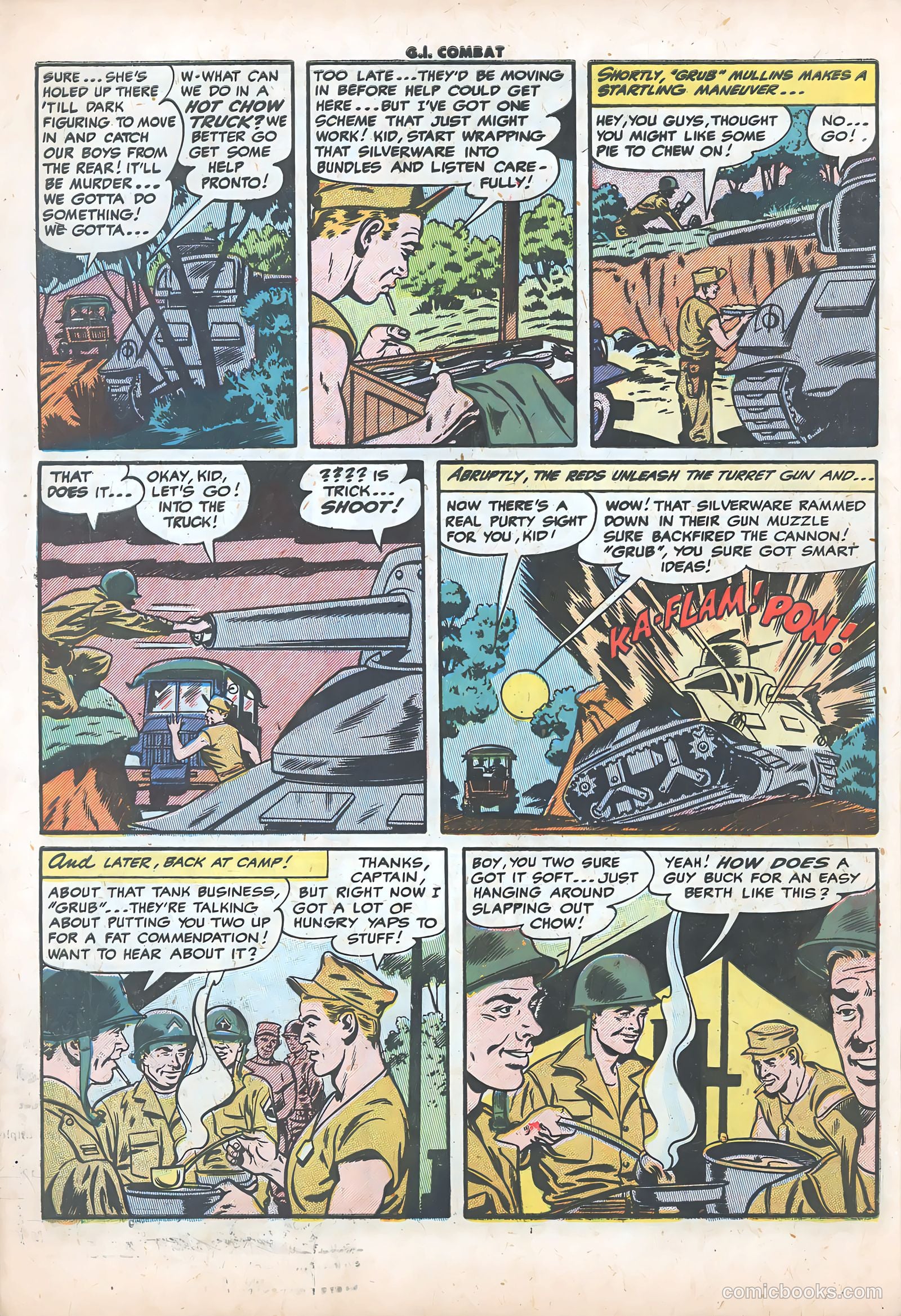 G.I. Combat #22 (1955) — page 32 of 36