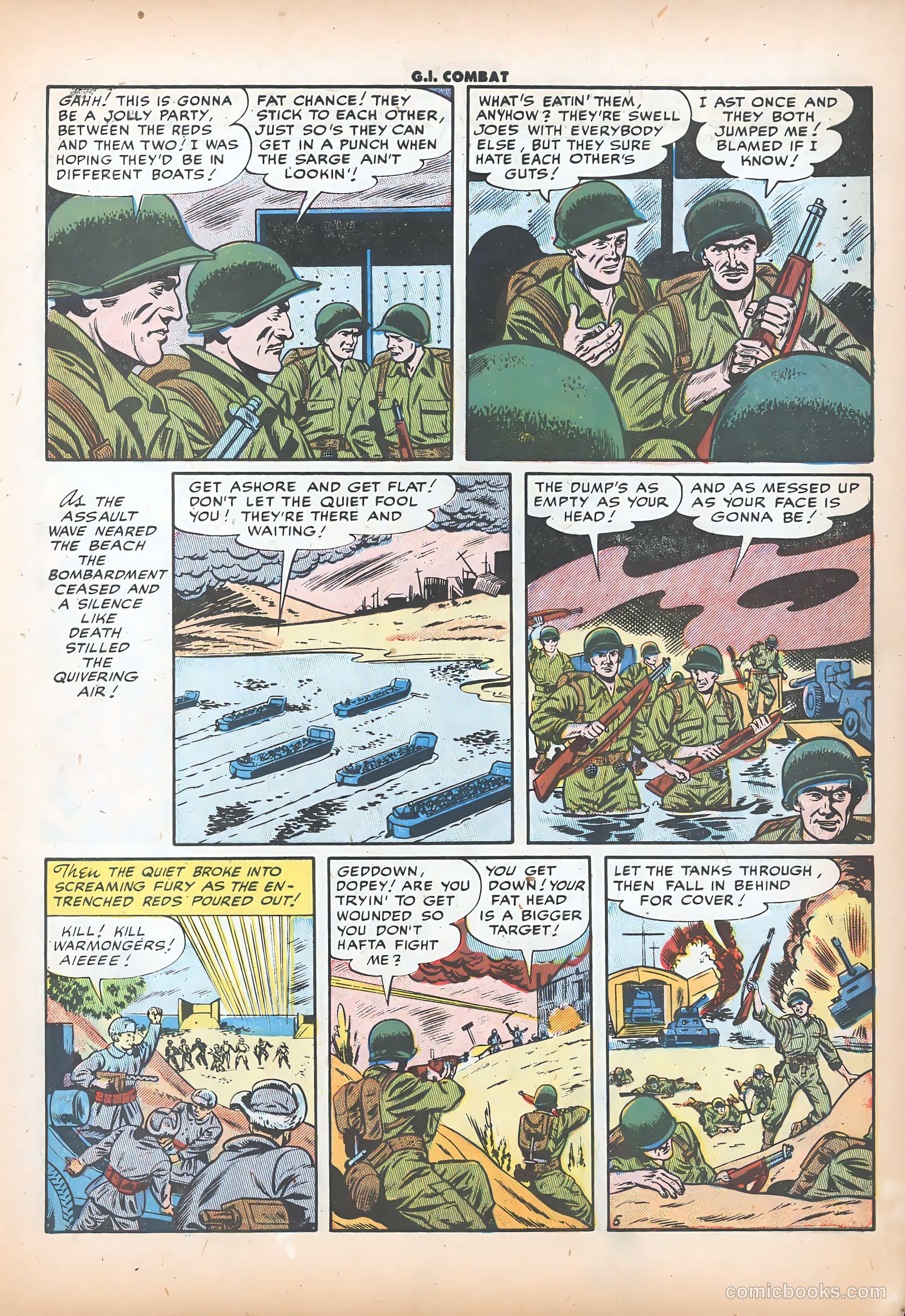 G.I. Combat #23 (1955) — page 7 of 36