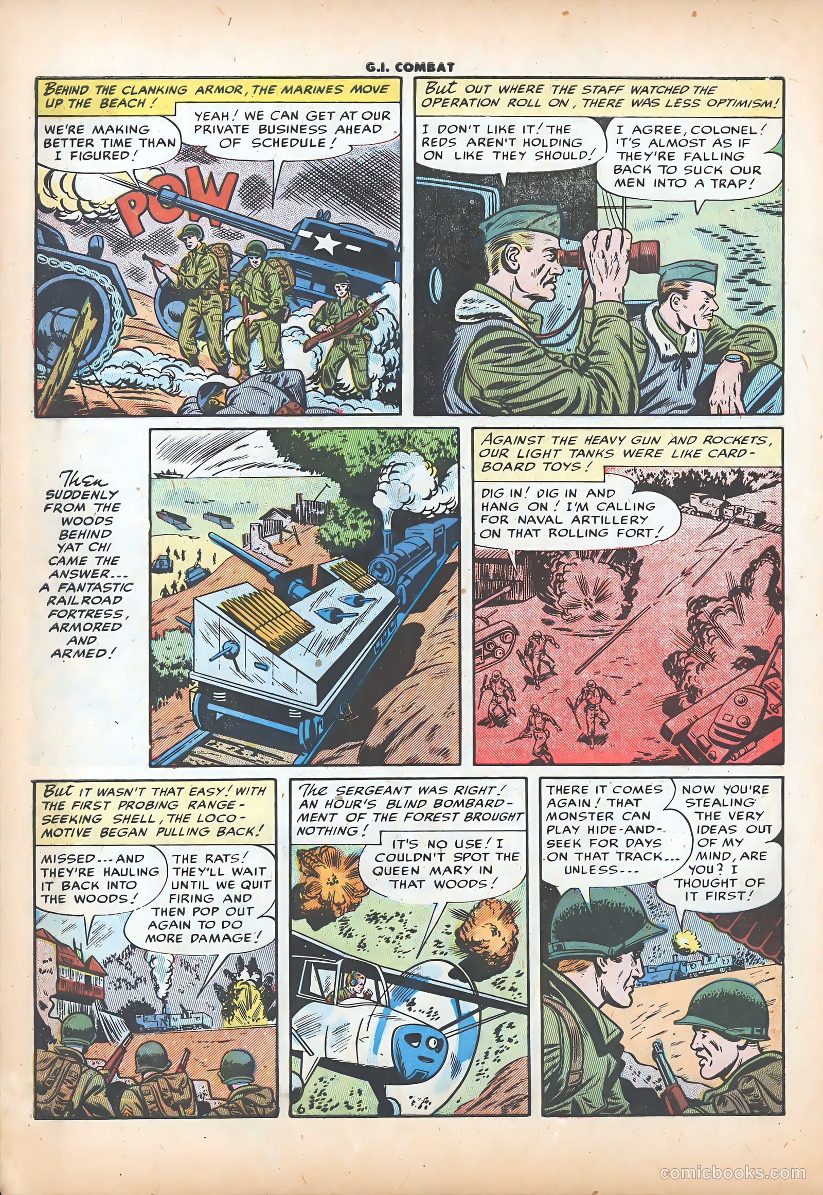 G.I. Combat #23 (1955) — page 8 of 36