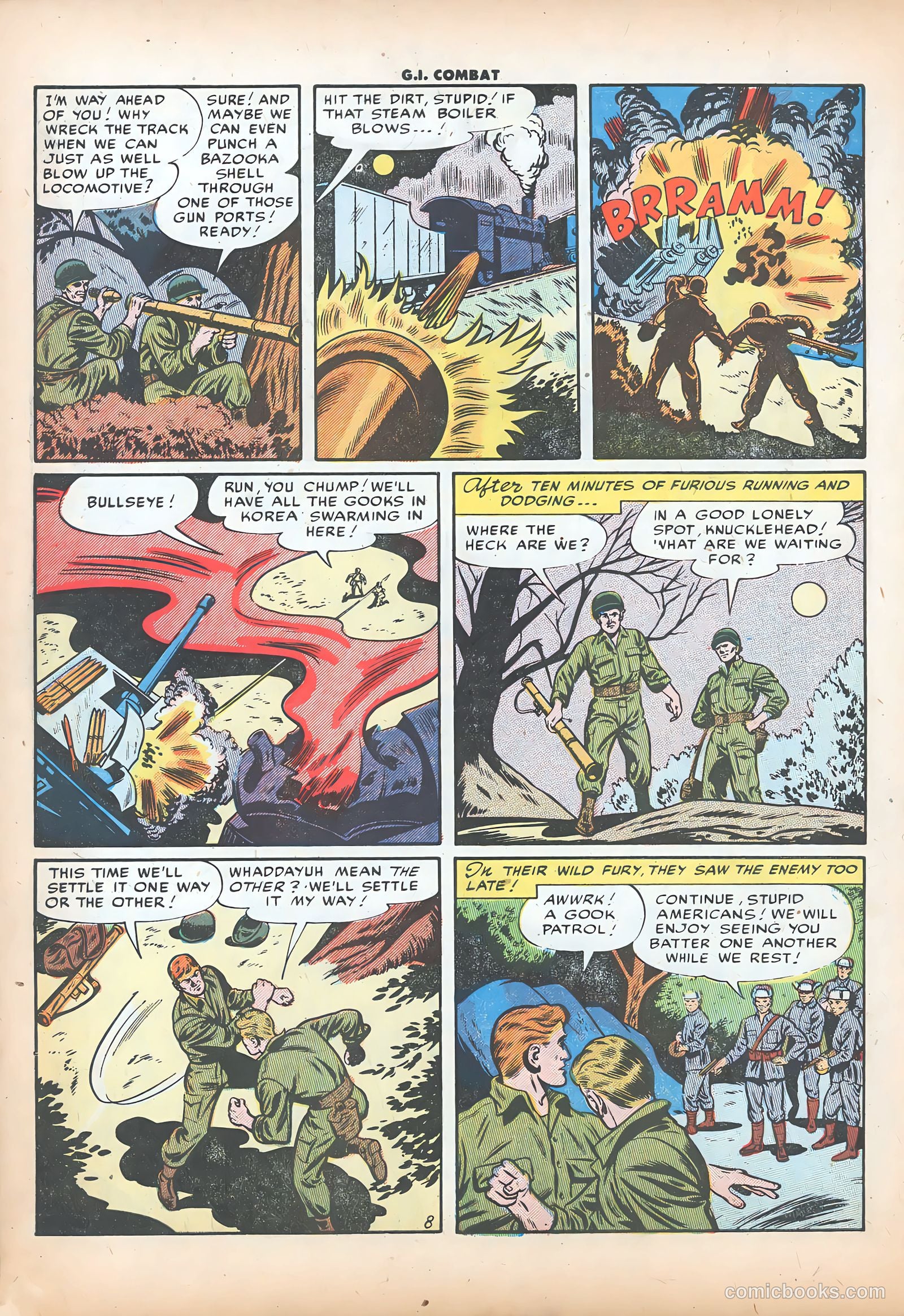 G.I. Combat #23 (1955) — page 10 of 36