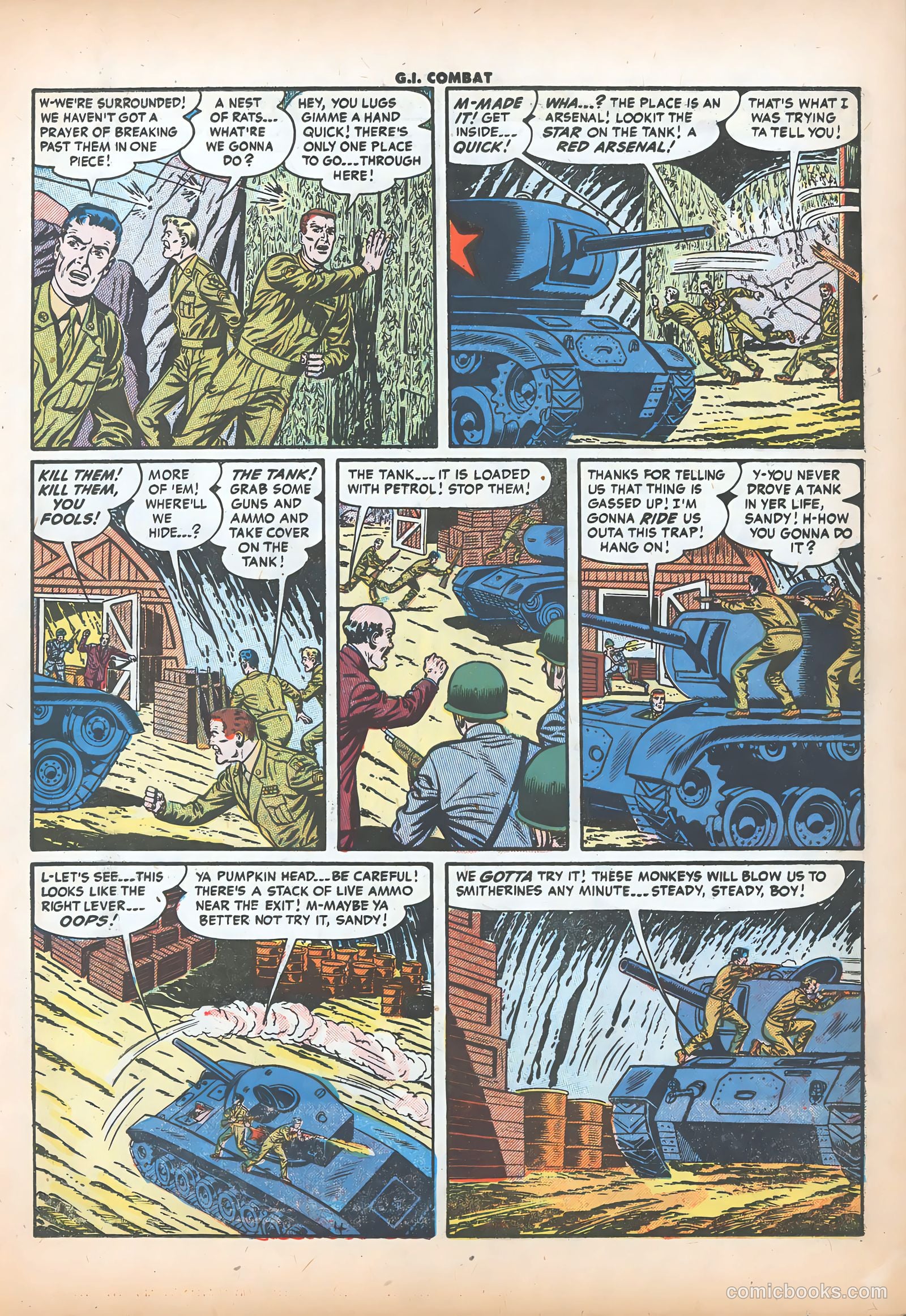 G.I. Combat #23 (1955) — page 15 of 36