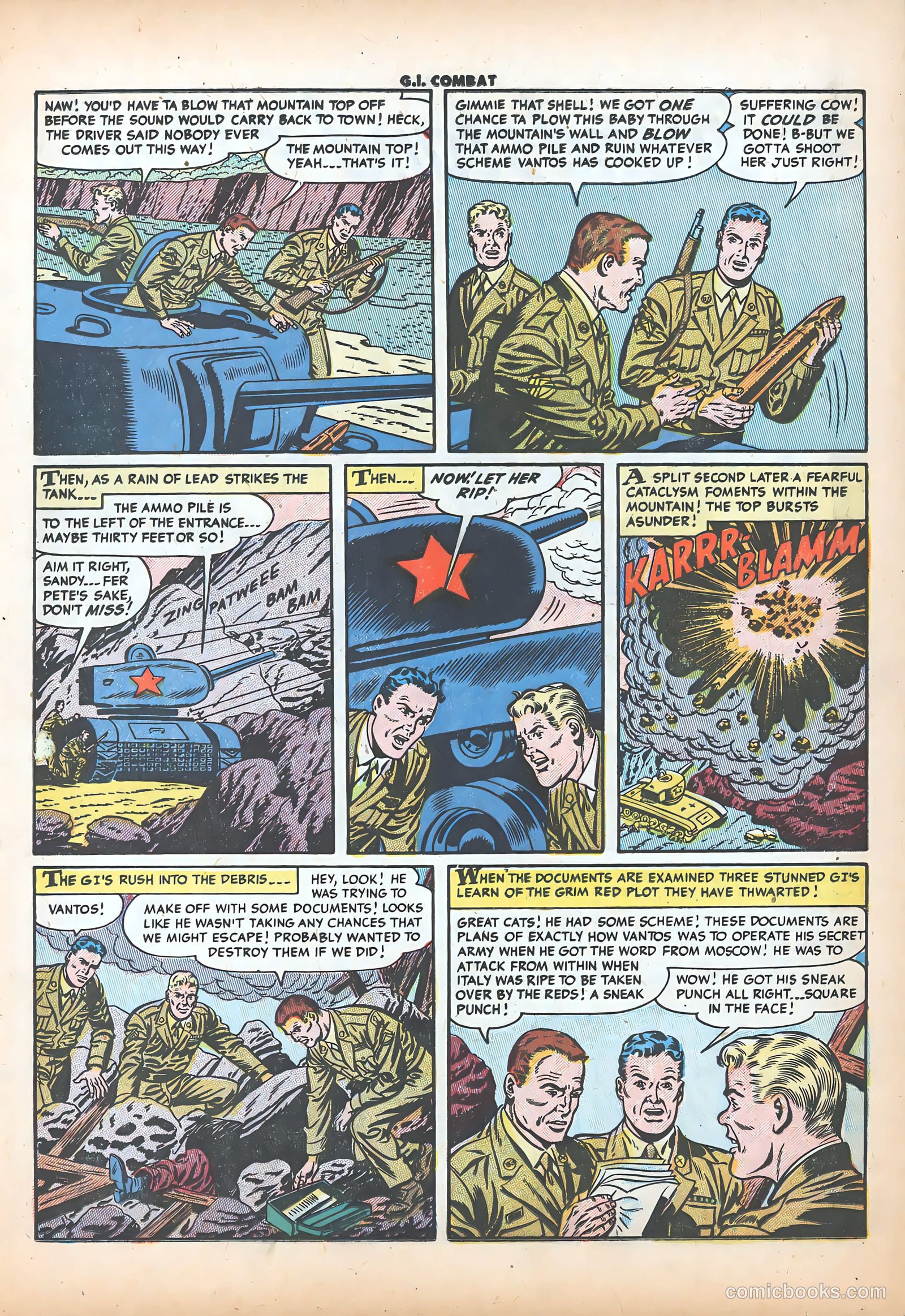 G.I. Combat #23 (1955) — page 17 of 36