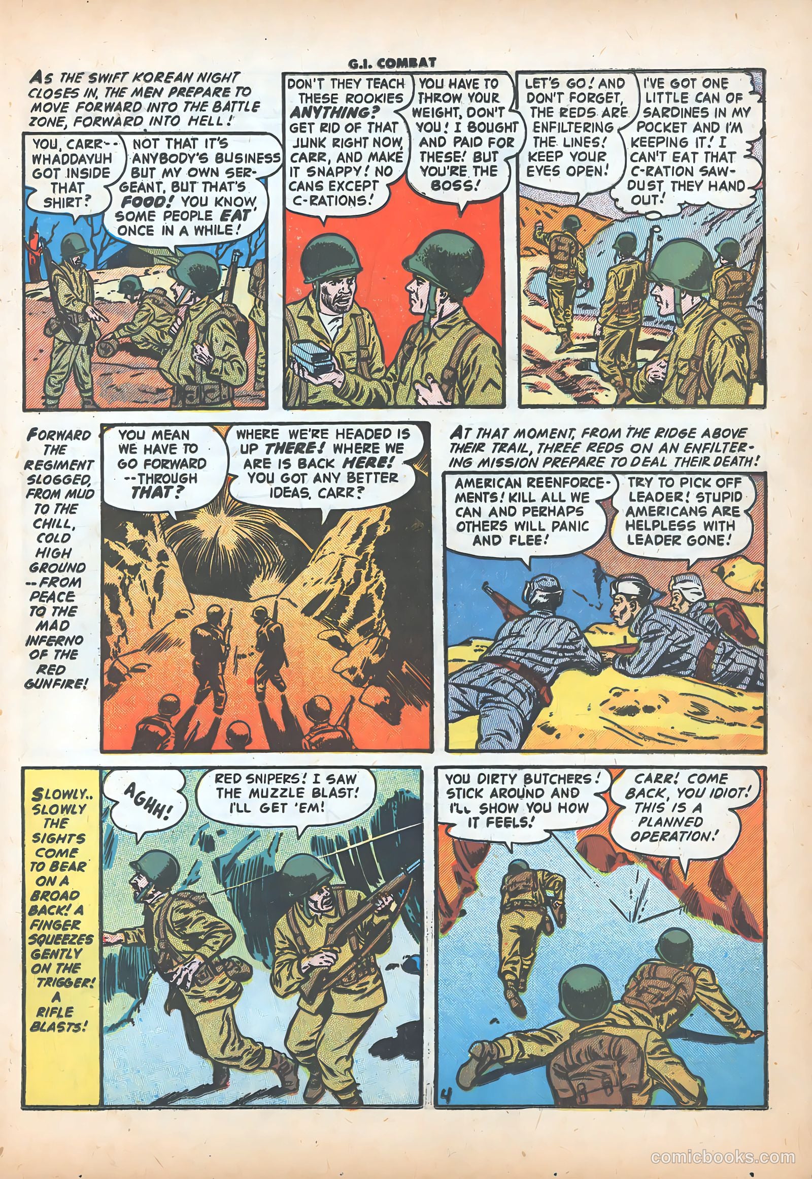 G.I. Combat #23 (1955) — page 21 of 36