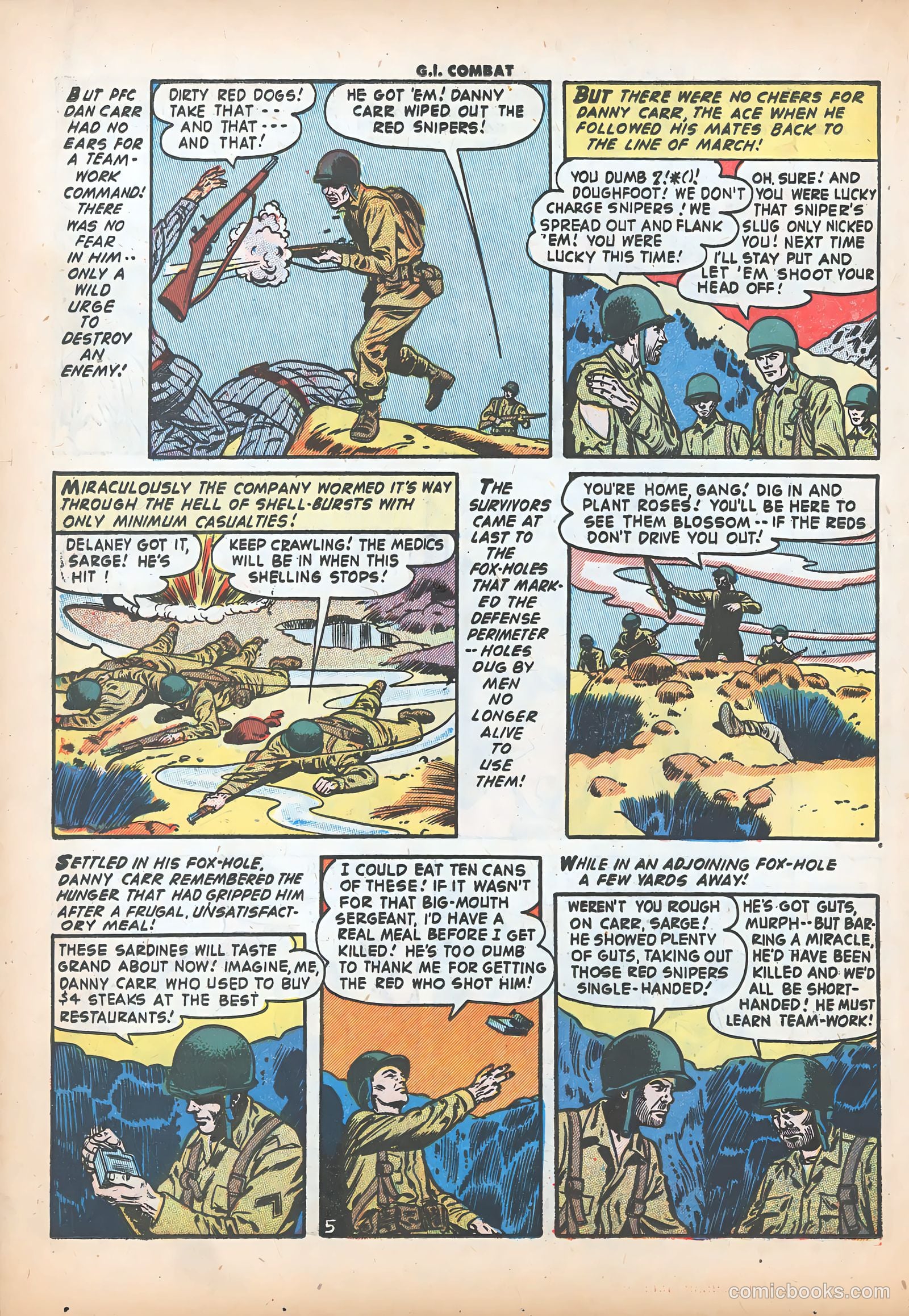 G.I. Combat #23 (1955) — page 22 of 36