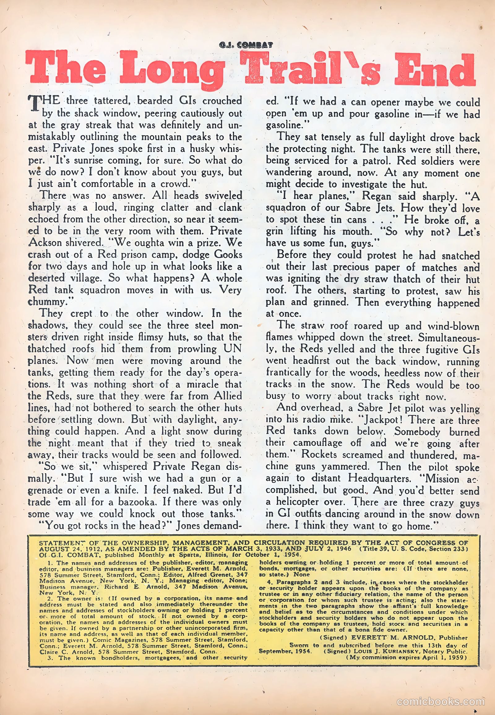 G.I. Combat #23 (1955) — page 26 of 36