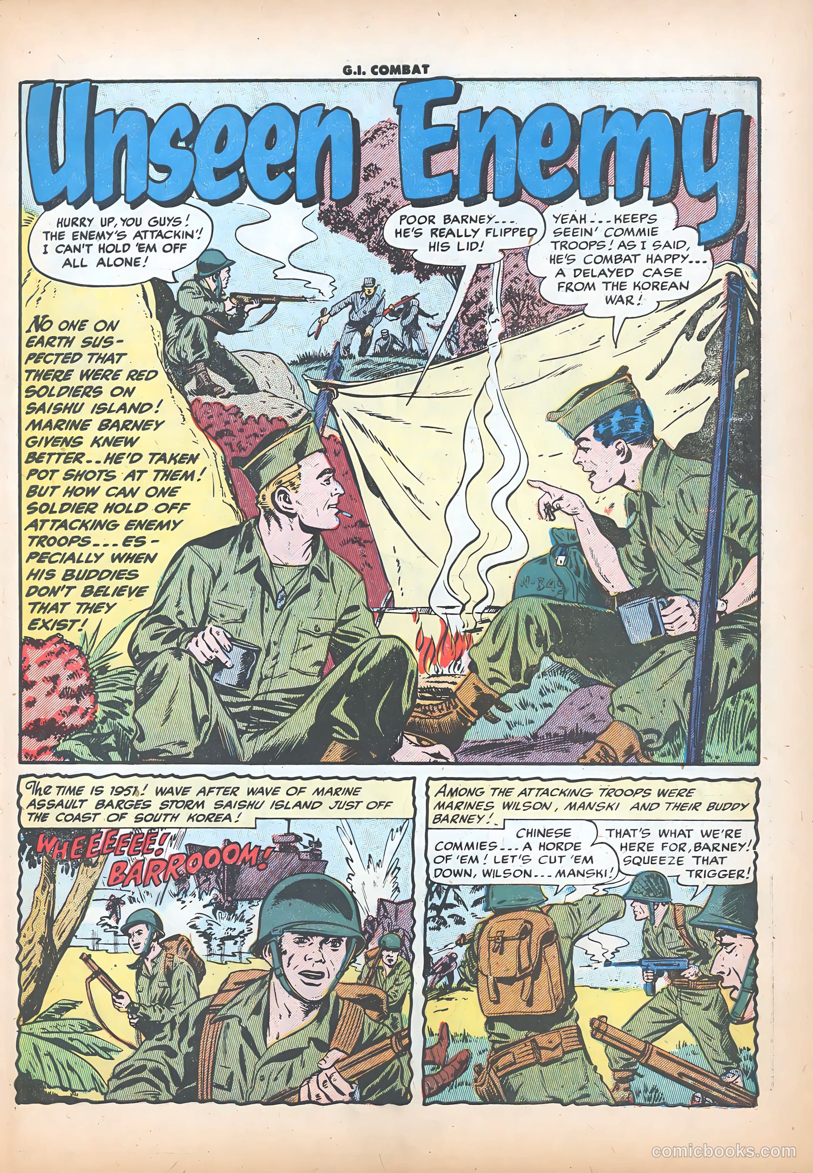 G.I. Combat #23 (1955) — page 27 of 36