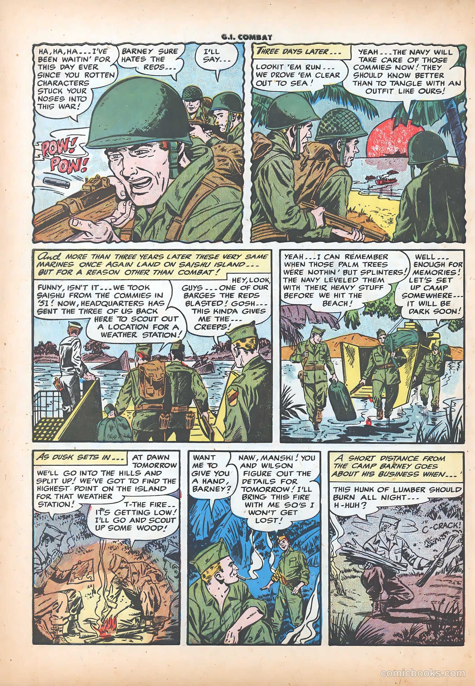G.I. Combat #23 (1955) — page 28 of 36